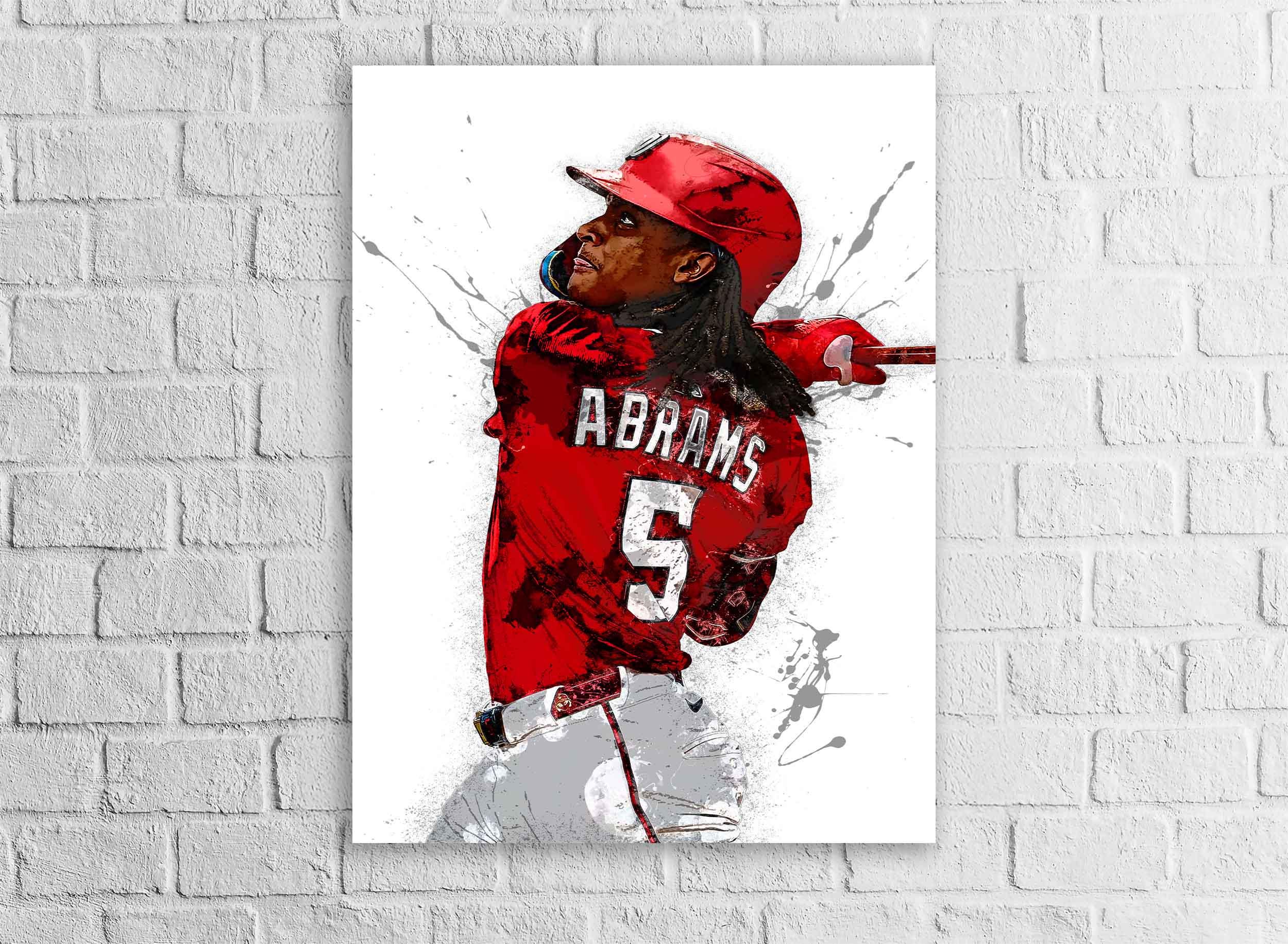 CJ Abrams Poster: Washington Nationals Canvas or Fine Art Print