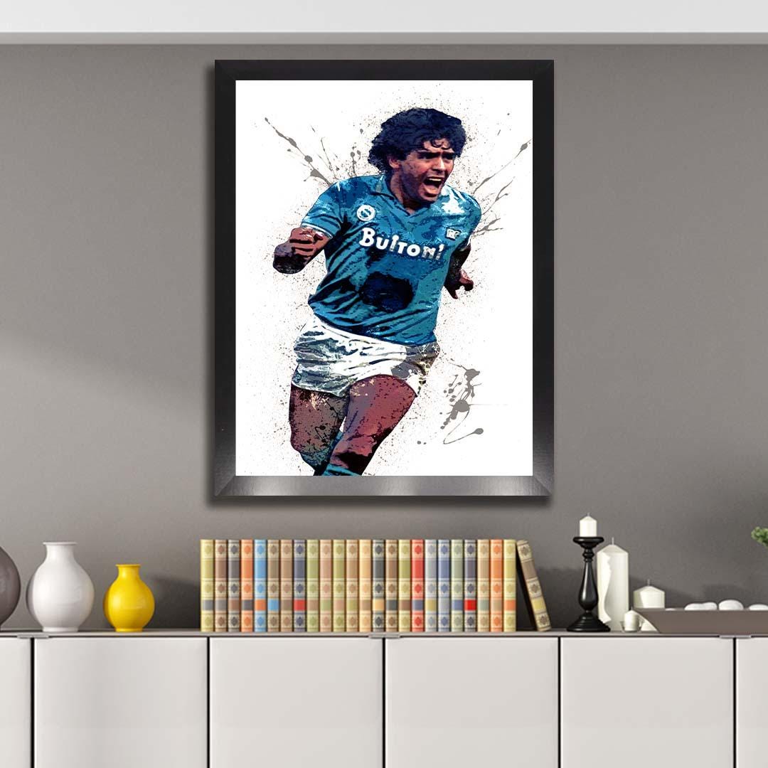 Diego Maradona Poster: Museum-Quality Wall Art, Man Cave Decor