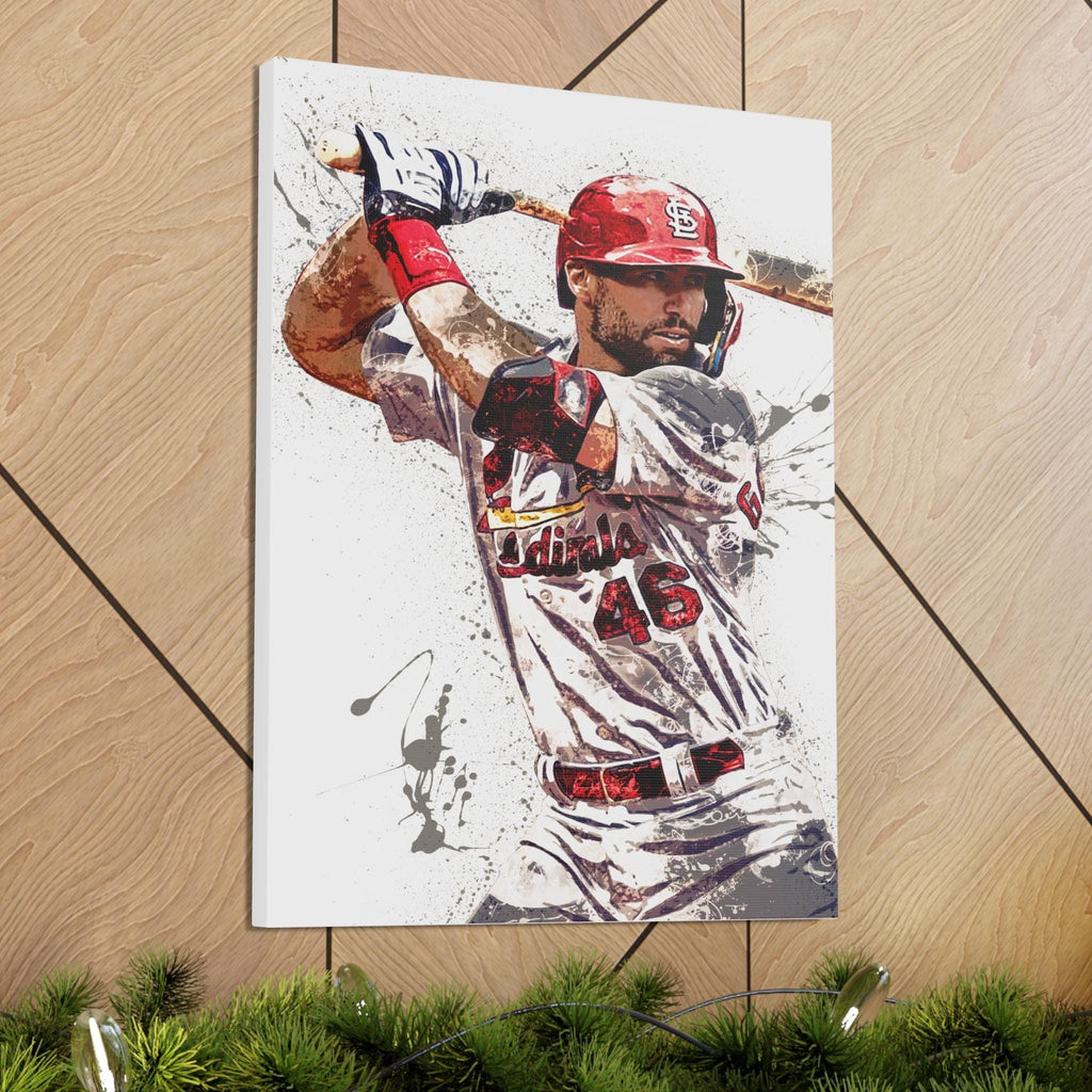 Paul Goldschmidt Poster, St. Louis Cardinals, Gallery Canvas Wrap or Museum-Quality Poster, Man Cave, Kids room, Dorm Room, Kids Room