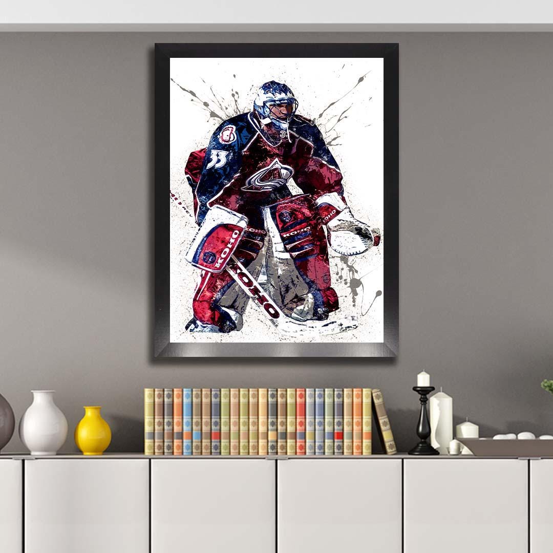 Patrick Roy Colorado Avalanche Poster: Man Cave Sports Art