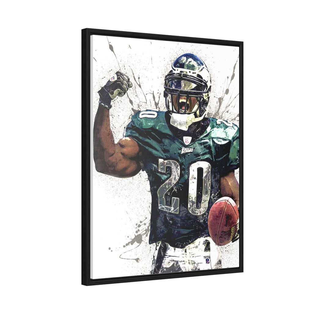 Brian Dawkins Poster, Philadelphia Eagles, Gallery Canvas Wrap or Museum-Quality Poster, Fine Art, Wall Decor for Man Cave, Kids room