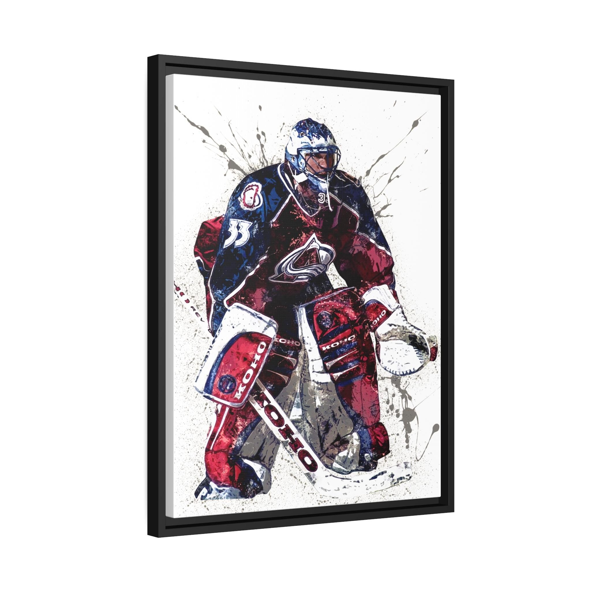 Patrick Roy Colorado Avalanche Poster: Man Cave Sports Art