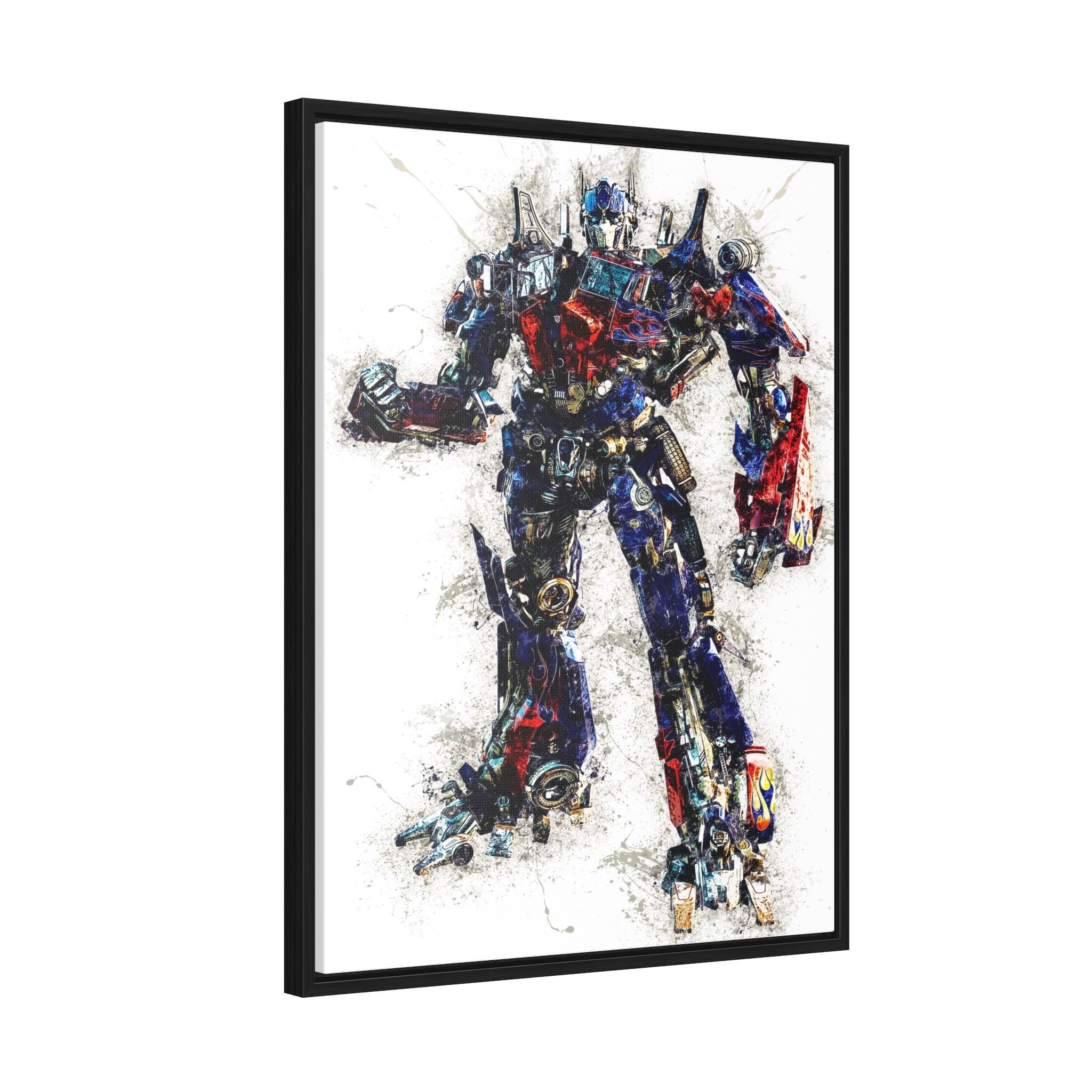 Optimus Prime Poster, Transformers, Gallery Canvas Wrap or Museum-Quality Poster Print, Fine Art, Man Cave, Office or Kids Room