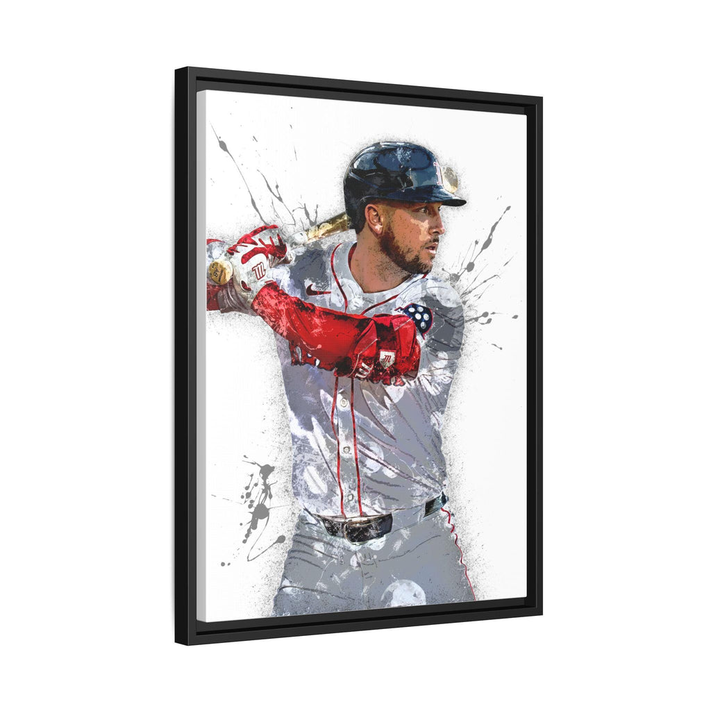 Alex Bregman Poster, Boston Red Sox, Gallery Canvas Wrap or Museum-Quality Poster Print, Fine Art, Man Cave, Office or Kids Room