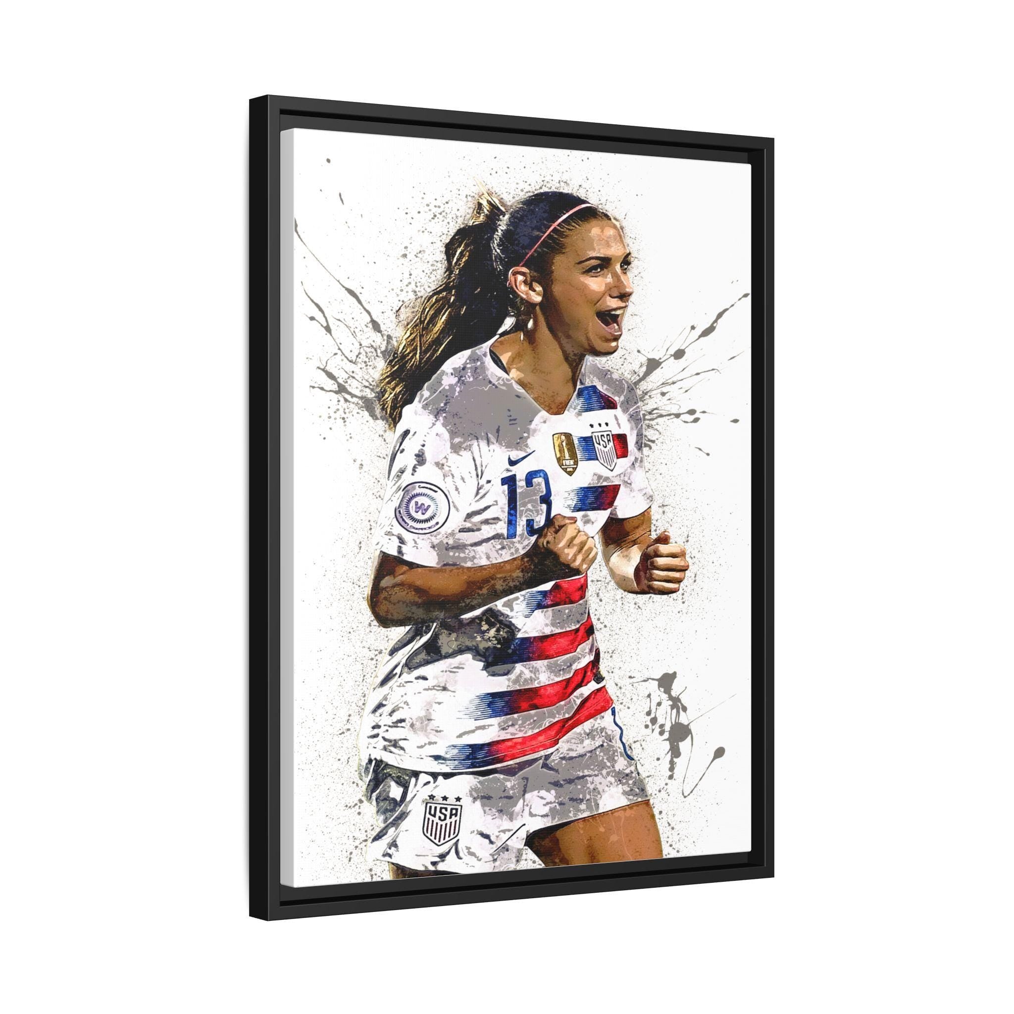 Alex Morgan Poster, Gallery Canvas Wrap or Museum-Quality Poster, Fine Art, Wall Decor for Man Cave, Kids room, Dorm Room