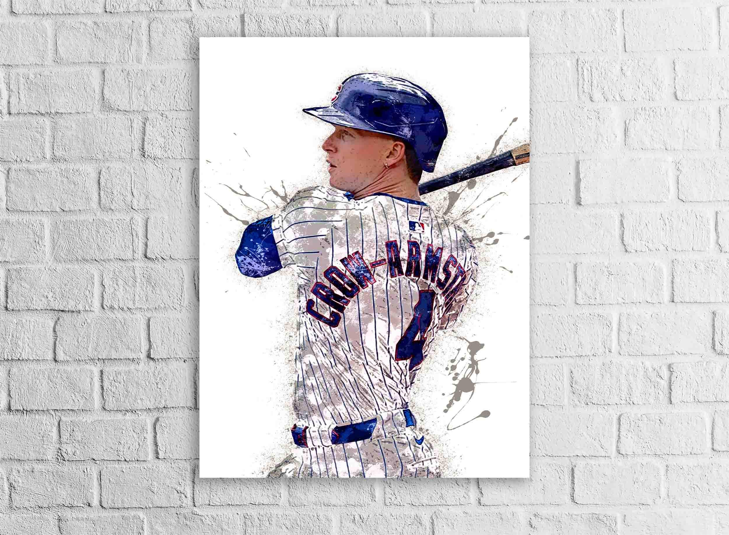 Pete Crow-Armstrong Chicago Cubs Art: Gallery Canvas or Museum Poster