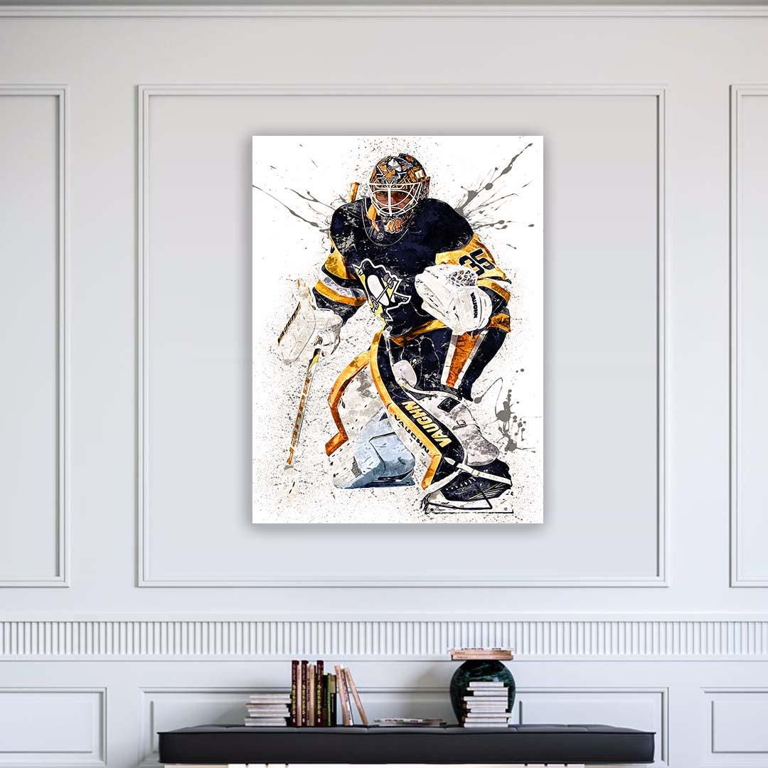 Tristan Jarry Pittsburgh Penguins Poster: Man Cave Sports Art