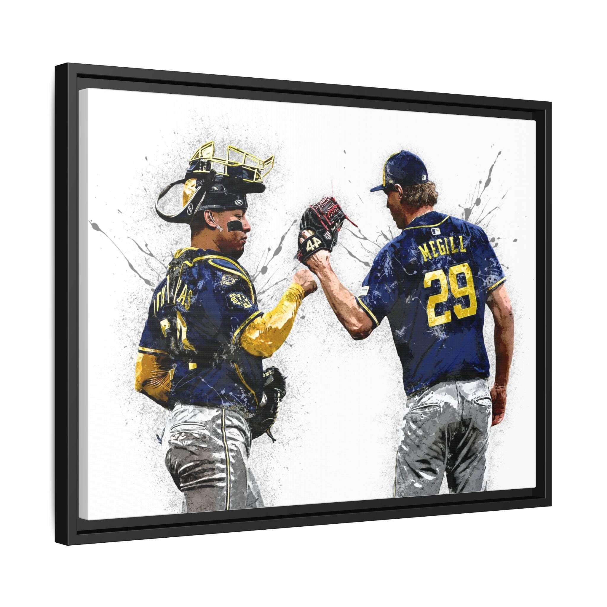 Milwaukee Brewers Poster: Trevor Megill & William Contreras Art Print