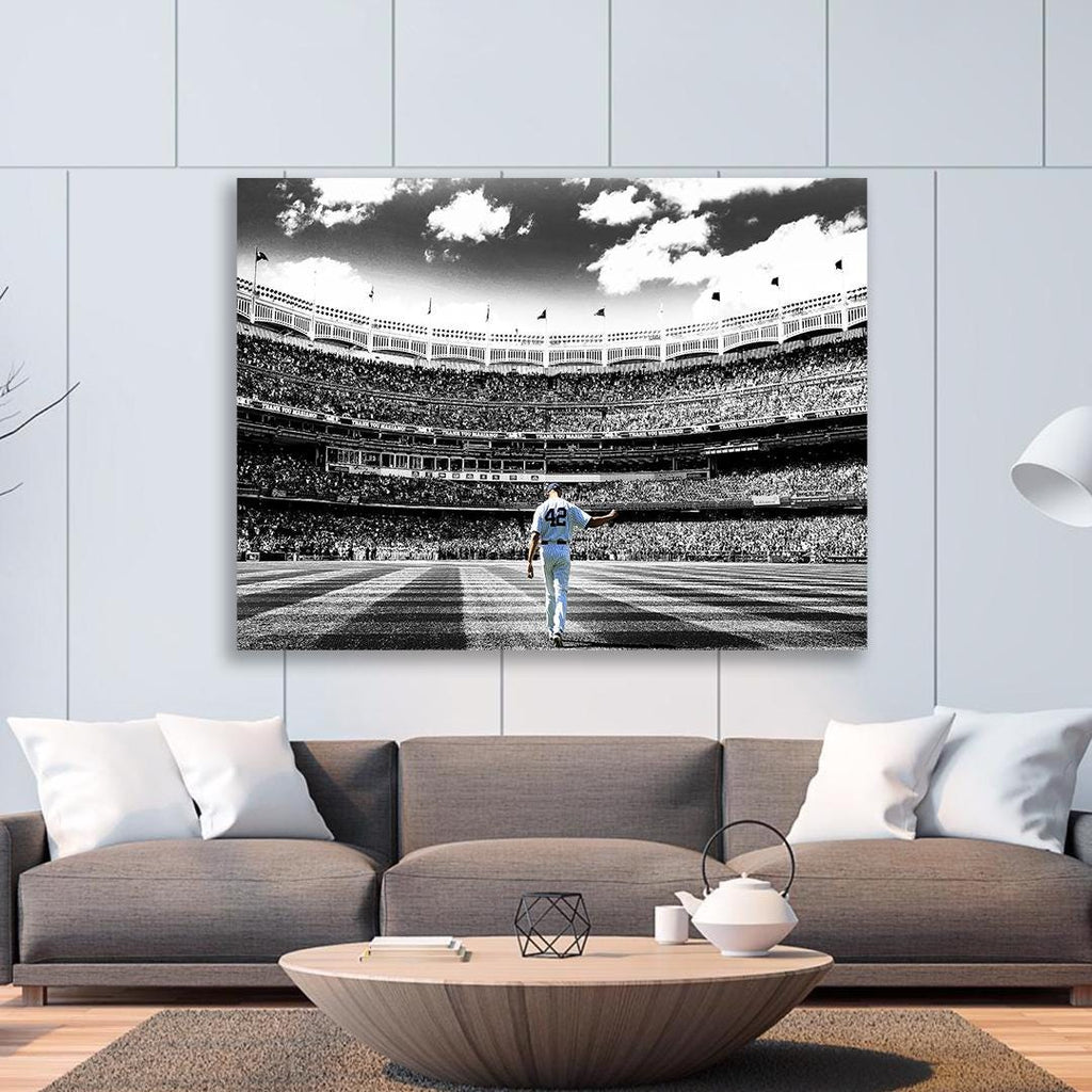 Mariano Rivera NY Yankees Art: Baseball Canvas Wrap or Fine Art Poster
