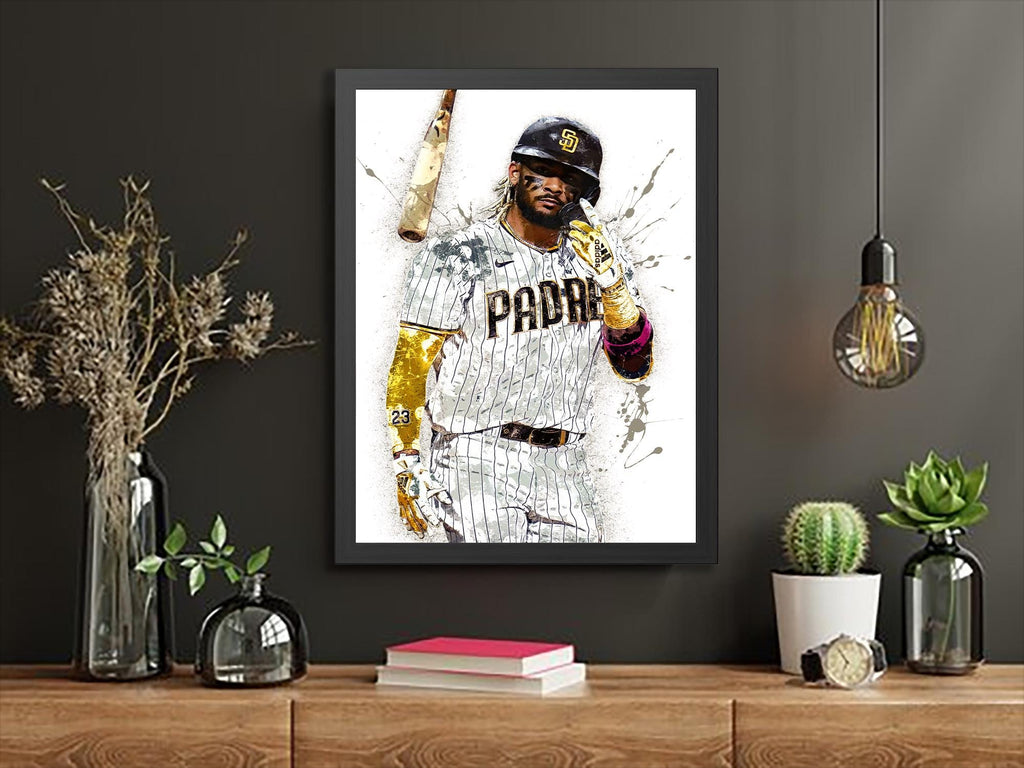 Fernando Tatís Jr, San Diego Padres, Canvas Wrap or Museum-Quality Poster, Fine Art, Wall Decor for Man Cave, Kids room, Dorm Room
