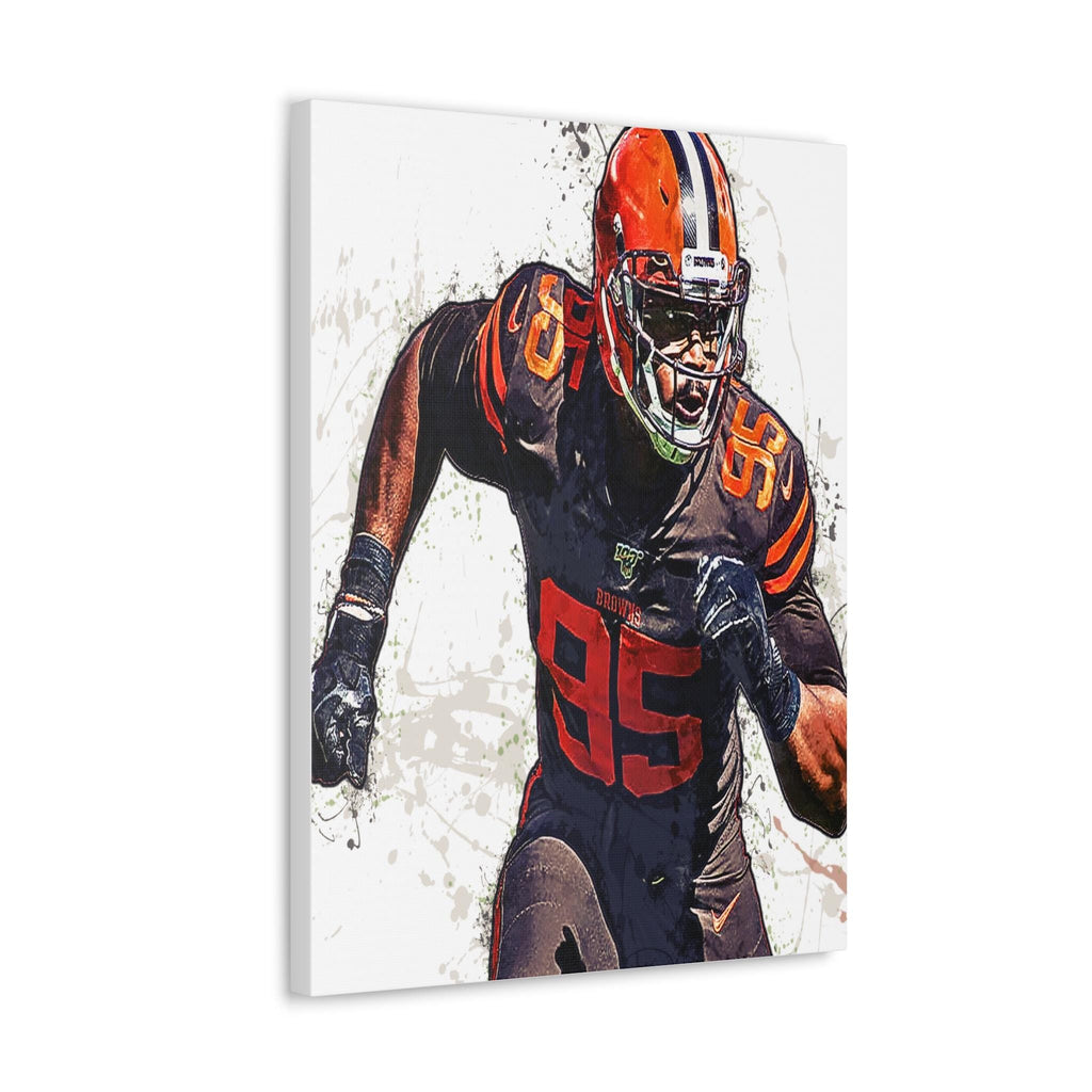 Myles Garrett Cleveland Browns Poster: Sports Art for Man Cave