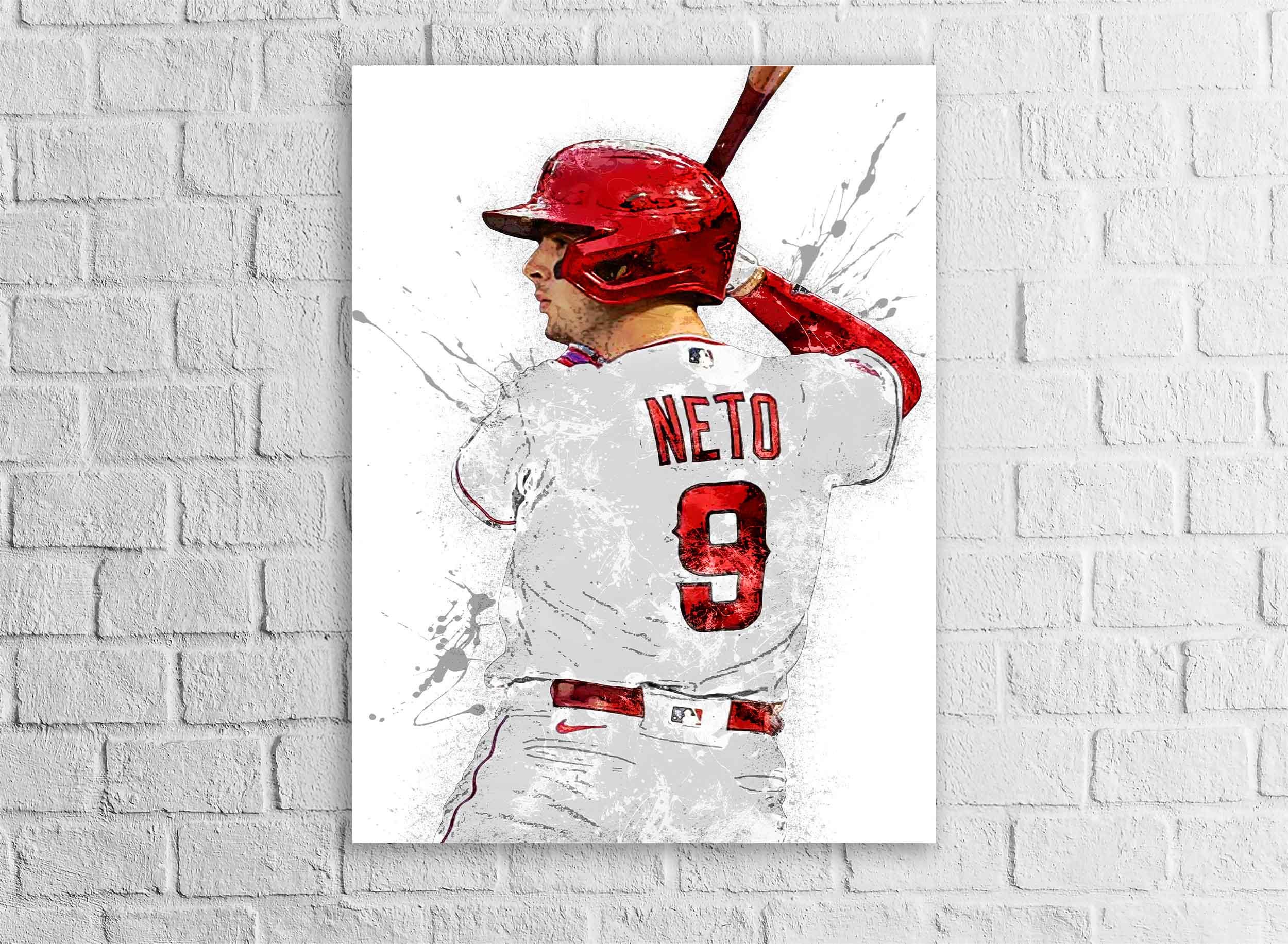 Zach Neto Los Angeles Angels Poster: Sports Art for Man Cave