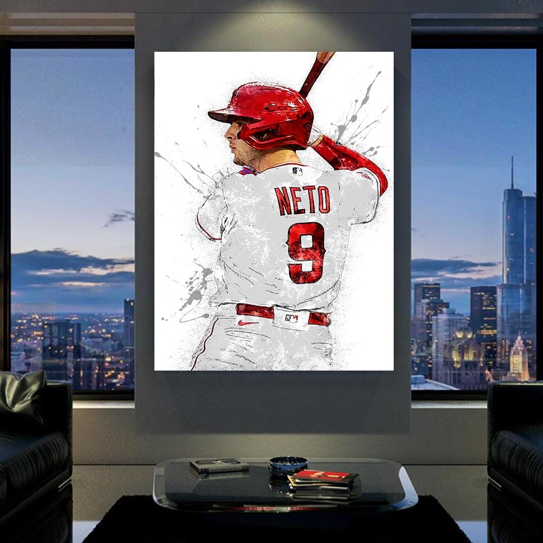 Zach Neto Los Angeles Angels Poster: Sports Art for Man Cave
