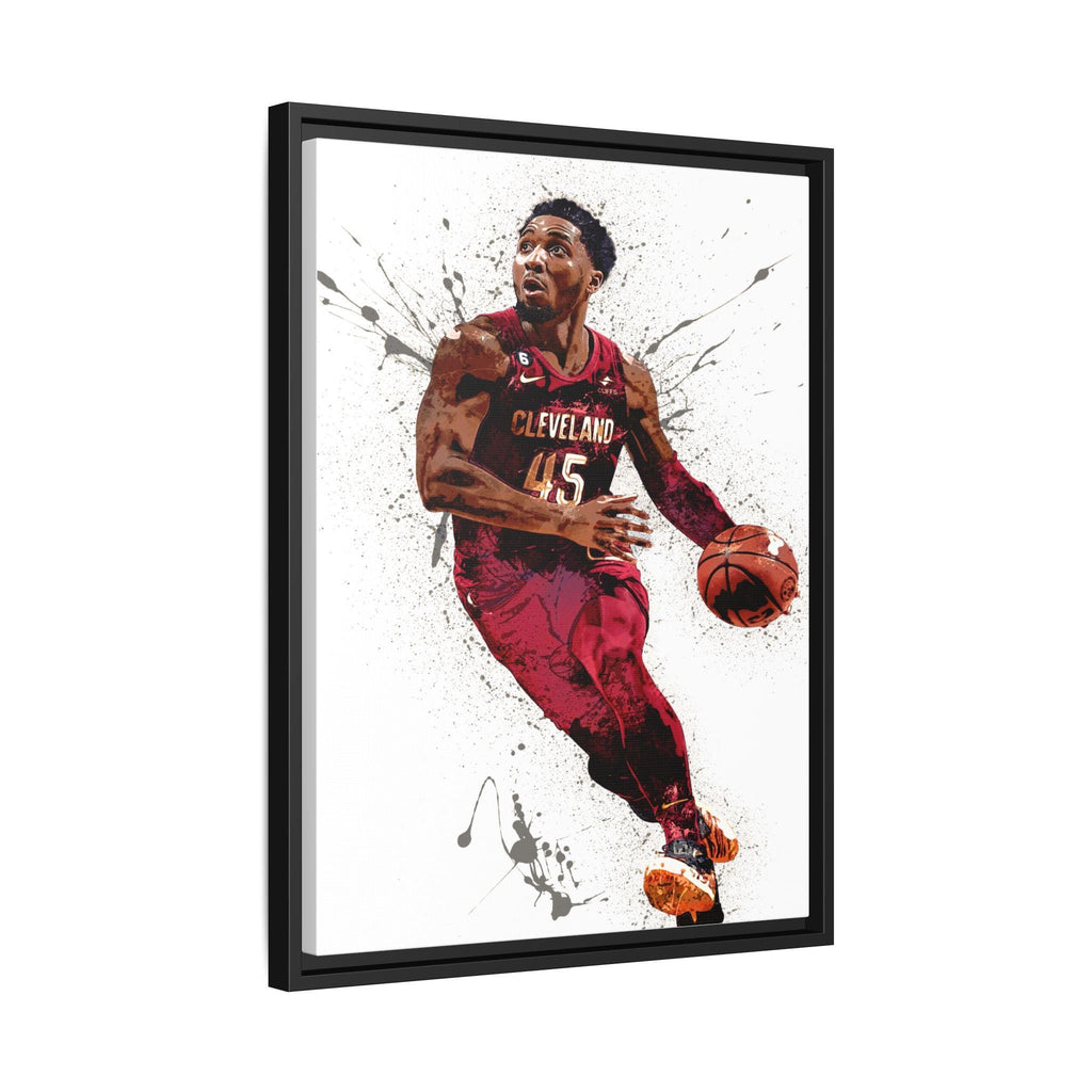 Donovan Mitchell Poster, Cleveland Cavaliers, Gallery Canvas Wrap or Premium Poster, Fine Art Quality, Man Cave, Kids room, Dorm Room