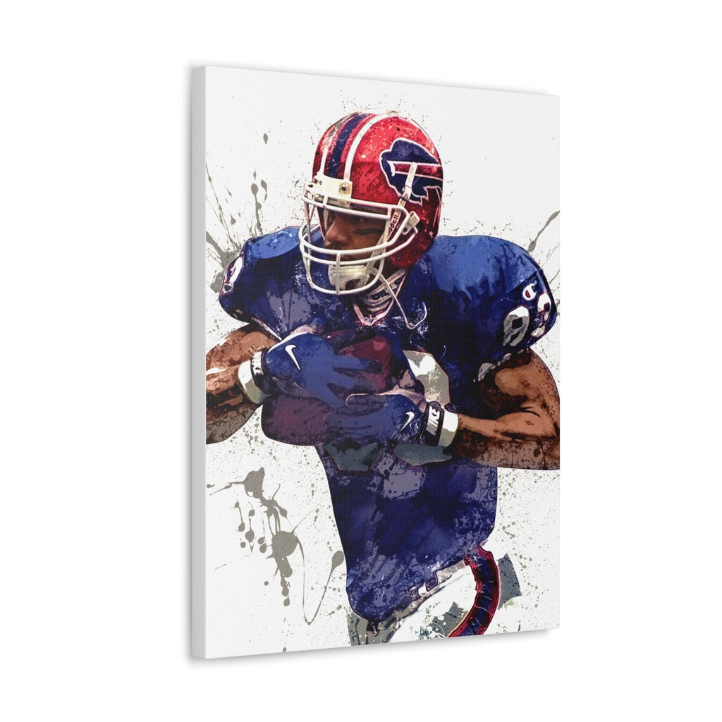 Andre Reed Poster, Buffalo Bills, Gallery Canvas Wrap or Museum-Quality Poster, Fine Art, Wall Decor, Man Cave, Kids room