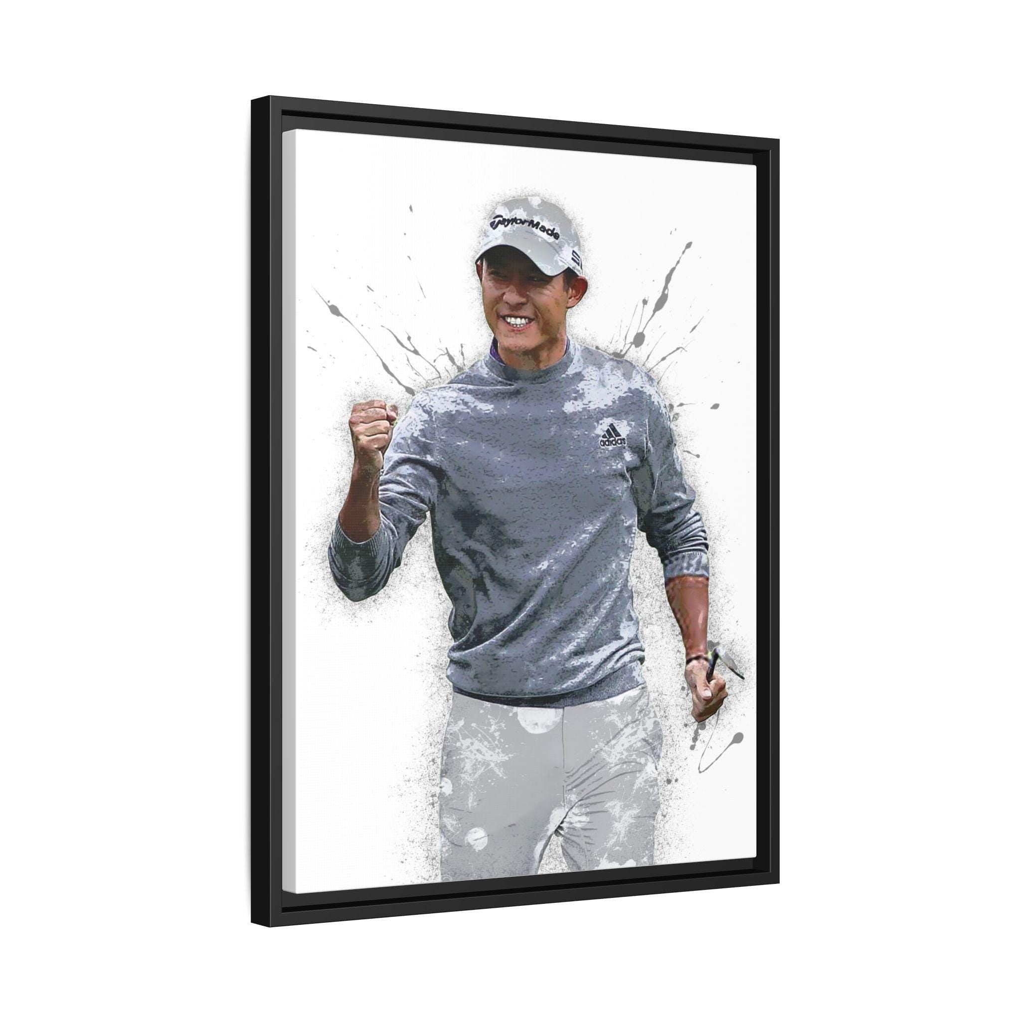 Collin Morikawa Poster, PGA Tour, Gallery Canvas Wrap or Premium Poster, Golf Wall Decor, Man Cave, Kids room, Office