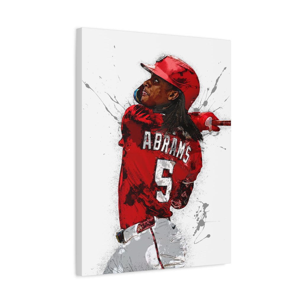 CJ Abrams Poster: Washington Nationals Canvas or Fine Art Print