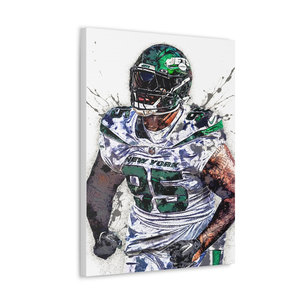 Quinnen Williams Poster, NY Jets, Gallery Canvas Wrap or Premium Poster, Fine Art, Man Cave, Kids room