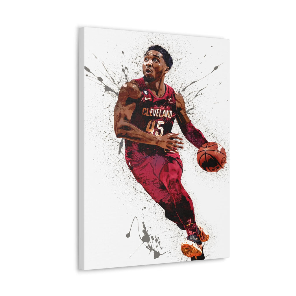 Donovan Mitchell Poster, Cleveland Cavaliers, Gallery Canvas Wrap or Premium Poster, Fine Art Quality, Man Cave, Kids room, Dorm Room