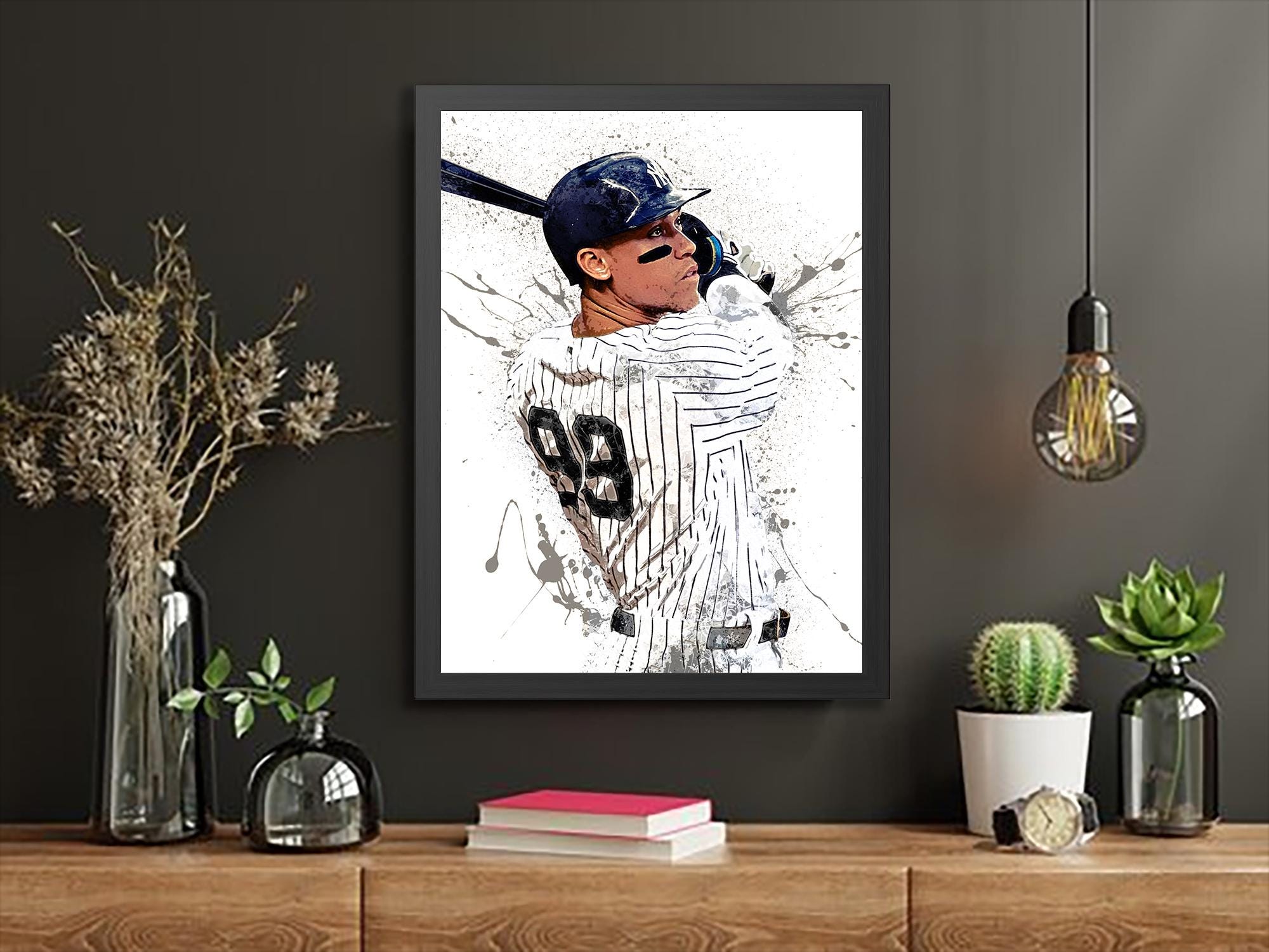 Aaron Judge NY Yankees Art Print: Man Cave Wall Decor