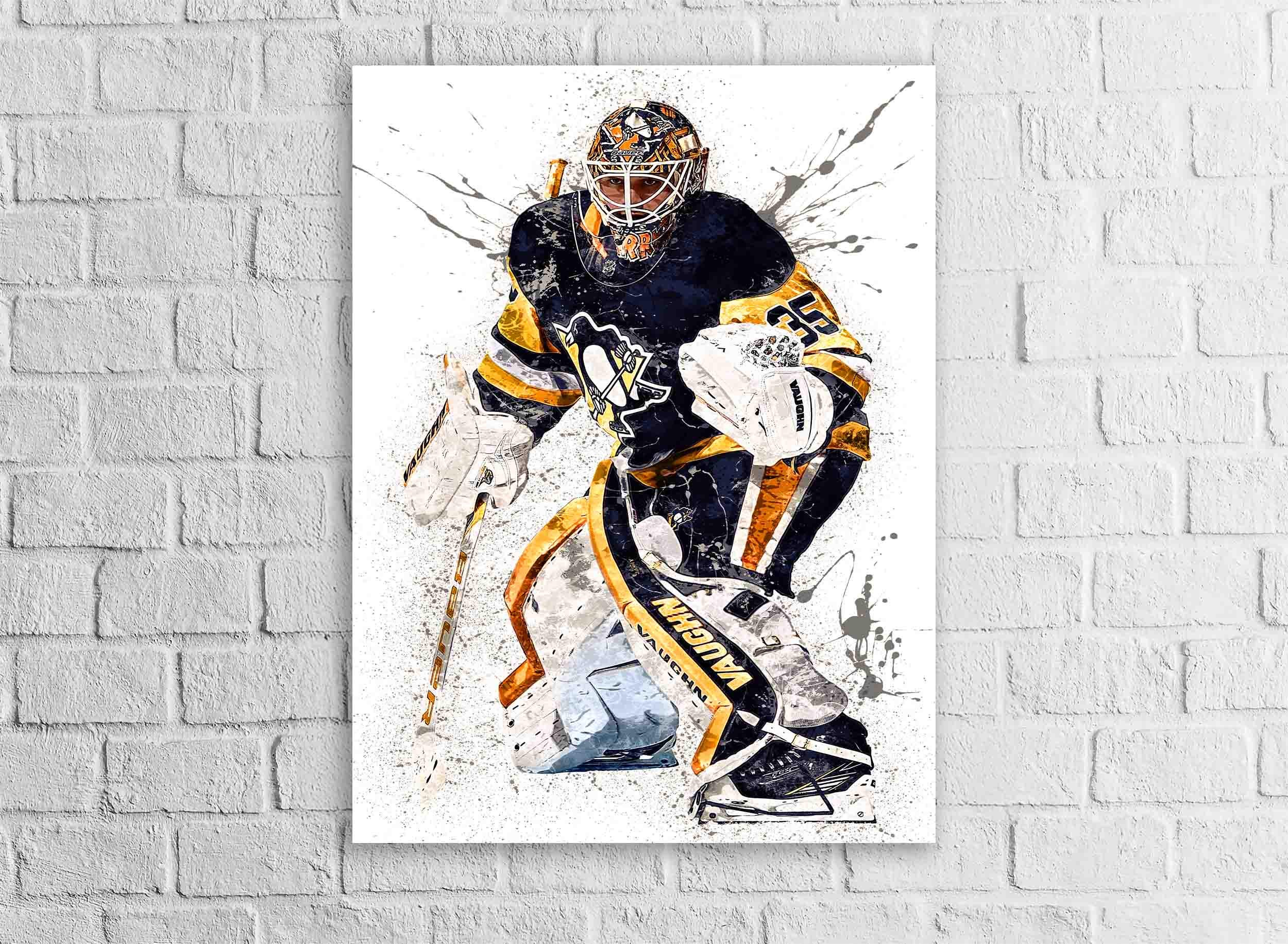 Tristan Jarry Pittsburgh Penguins Poster: Man Cave Sports Art