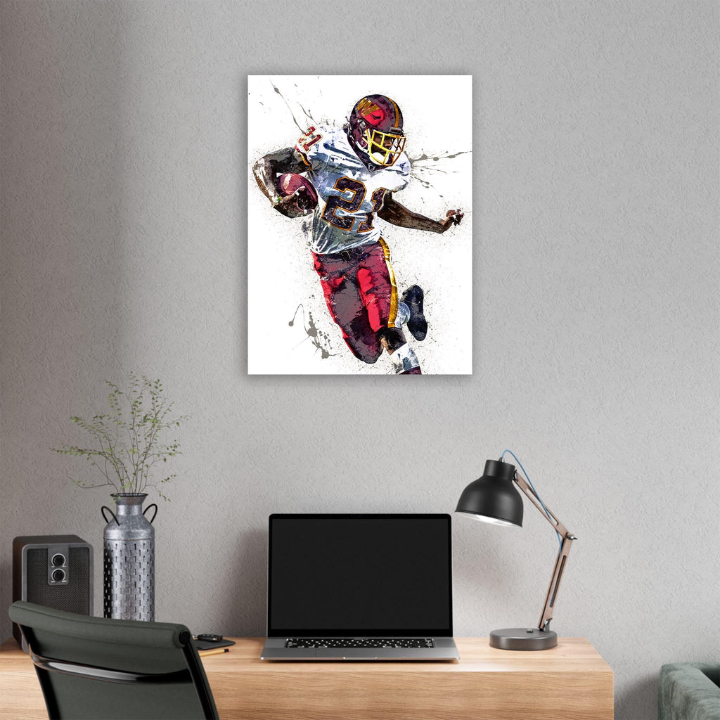 Sean Taylor Poster, Washington Commanders, Gallery Canvas Wrap or Premium Poster, Fine Art, Man Cave, Kids room