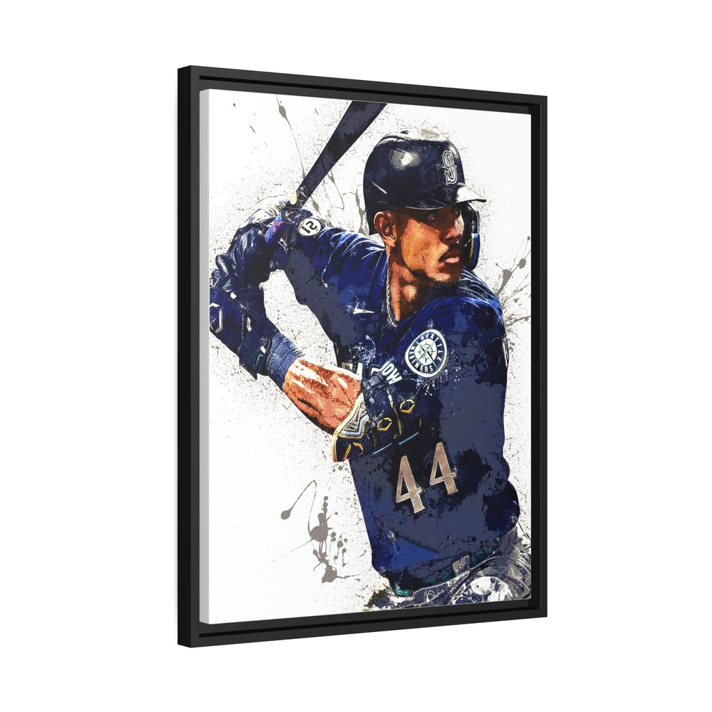 Julio Rodríguez Poster, Seattle Mariners, Gallery Canvas Wrap or Premium Poster Print, Man Cave, Kids room, Office, Dorm Room