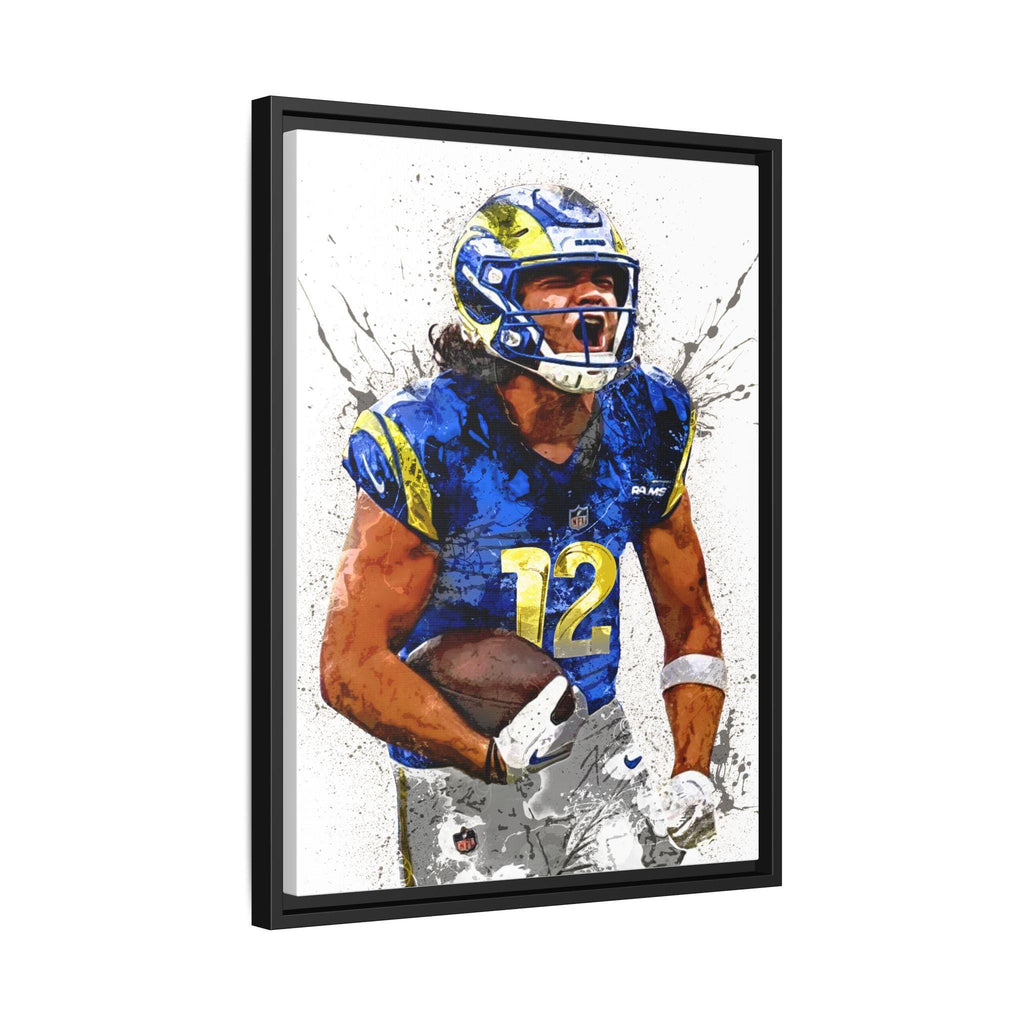 Puka Nacua Poster, Los Angeles Rams, Gallery Canvas Wrap or Premium Poster, Fine Art Quality, Man Cave, Kids room, Office