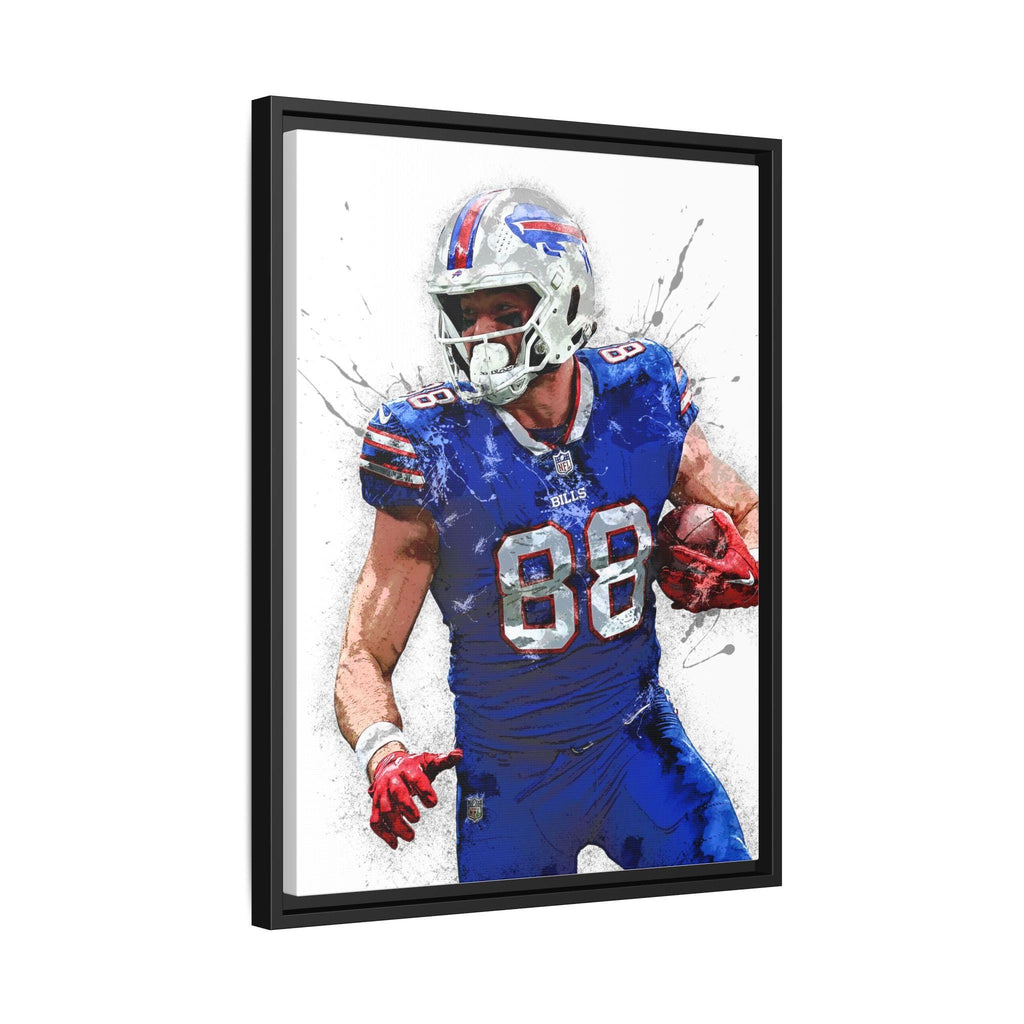 Dawson Knox Buffalo Bills Poster: Gallery Canvas Wrap, Man Cave Decor