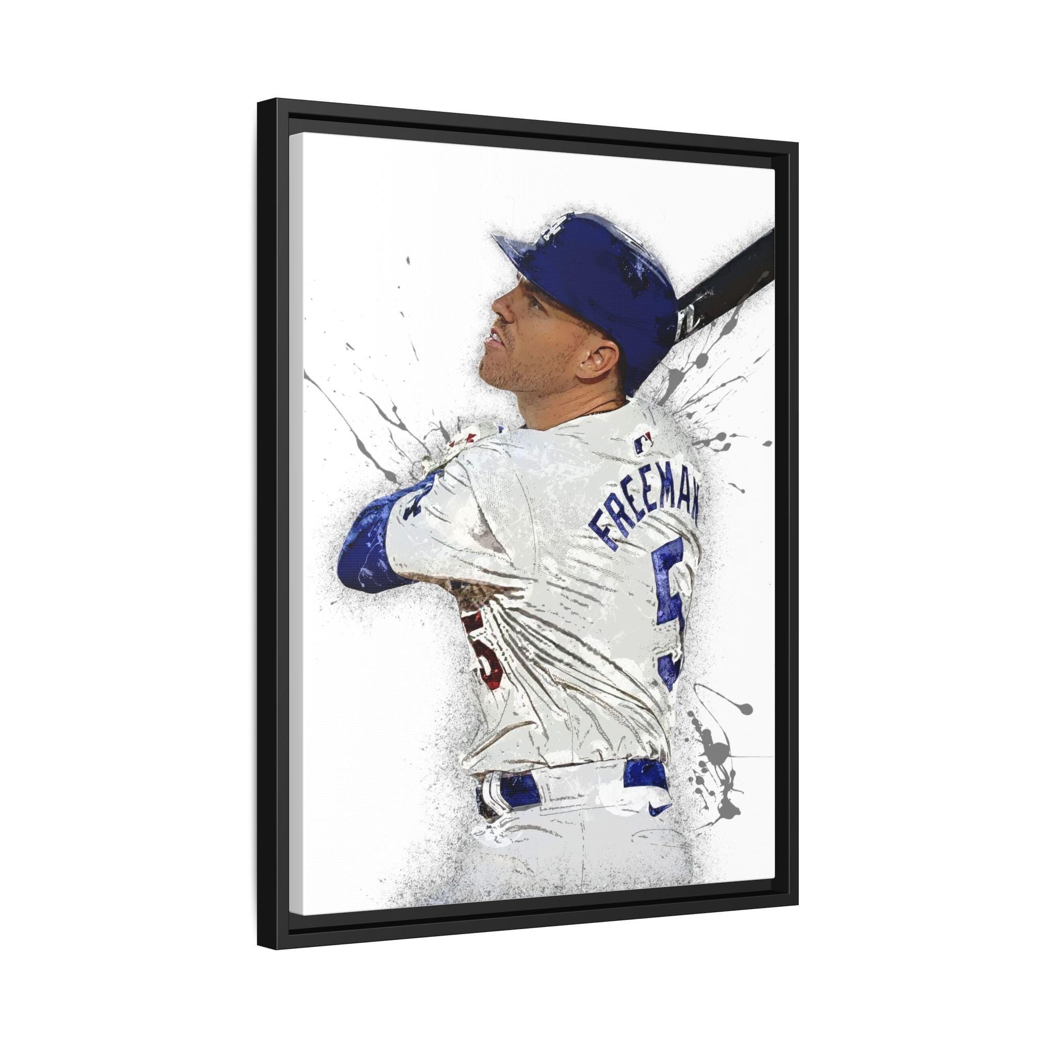 Mookie Betts, Freddie Freeman, Los Angeles Dodgers, Gallery Canvas Wrap, Fine Art, Wall Decor for Man Cave, Kids room, Dorm Room