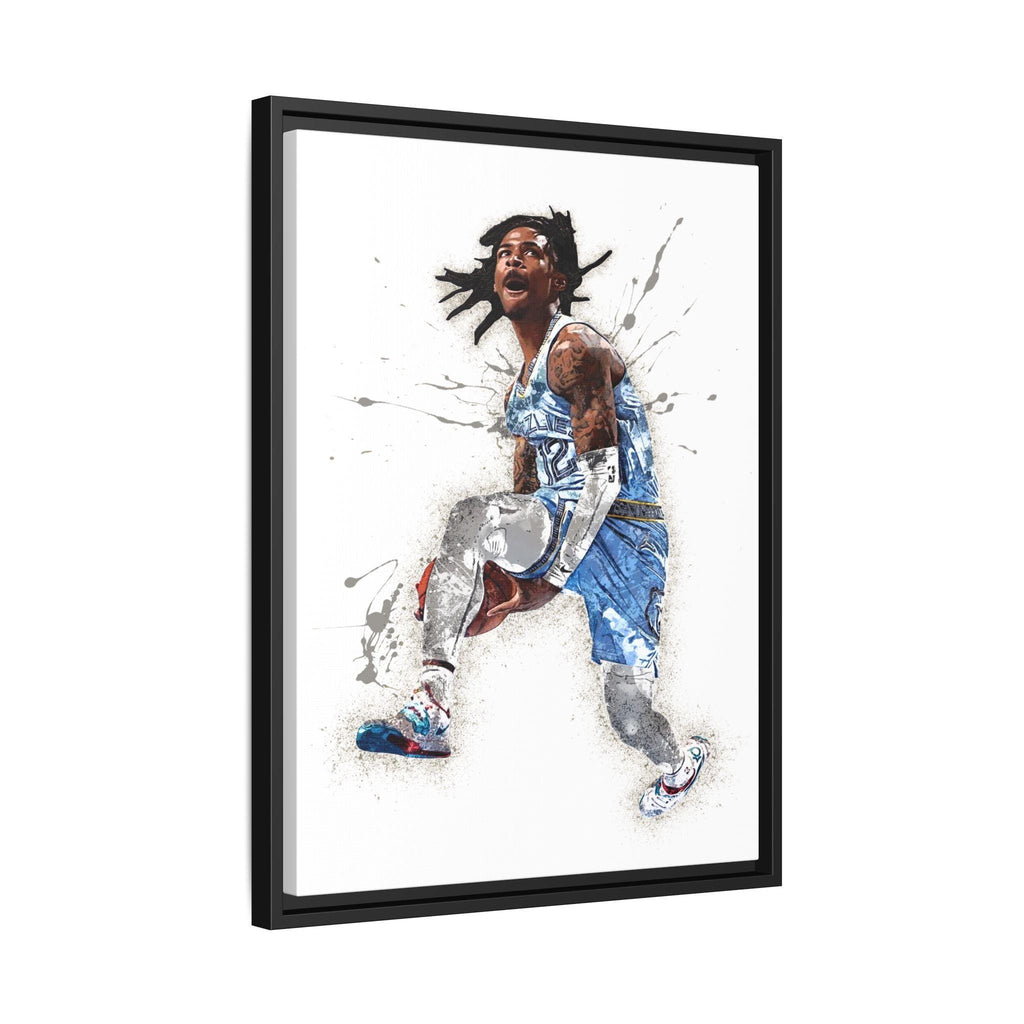 Ja Morant Poster, Memphis Grizzlies, Gallery Canvas Wrap or Museum-Quality Poster, Man Cave, Kids room, Dorm Room