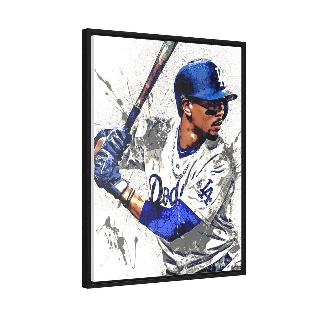 Mookie Betts, Freddie Freeman, Los Angeles Dodgers, Gallery Canvas Wrap, Fine Art, Wall Decor for Man Cave, Kids room, Dorm Room