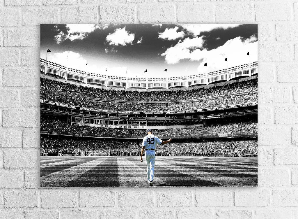 Mariano Rivera NY Yankees Art: Baseball Canvas Wrap or Fine Art Poster