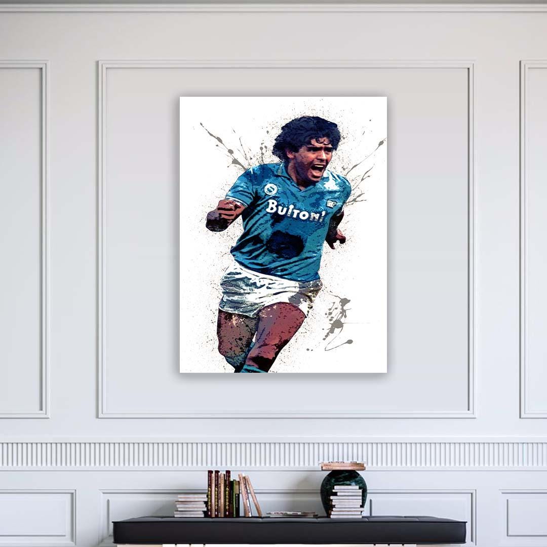 Diego Maradona Poster: Museum-Quality Wall Art, Man Cave Decor