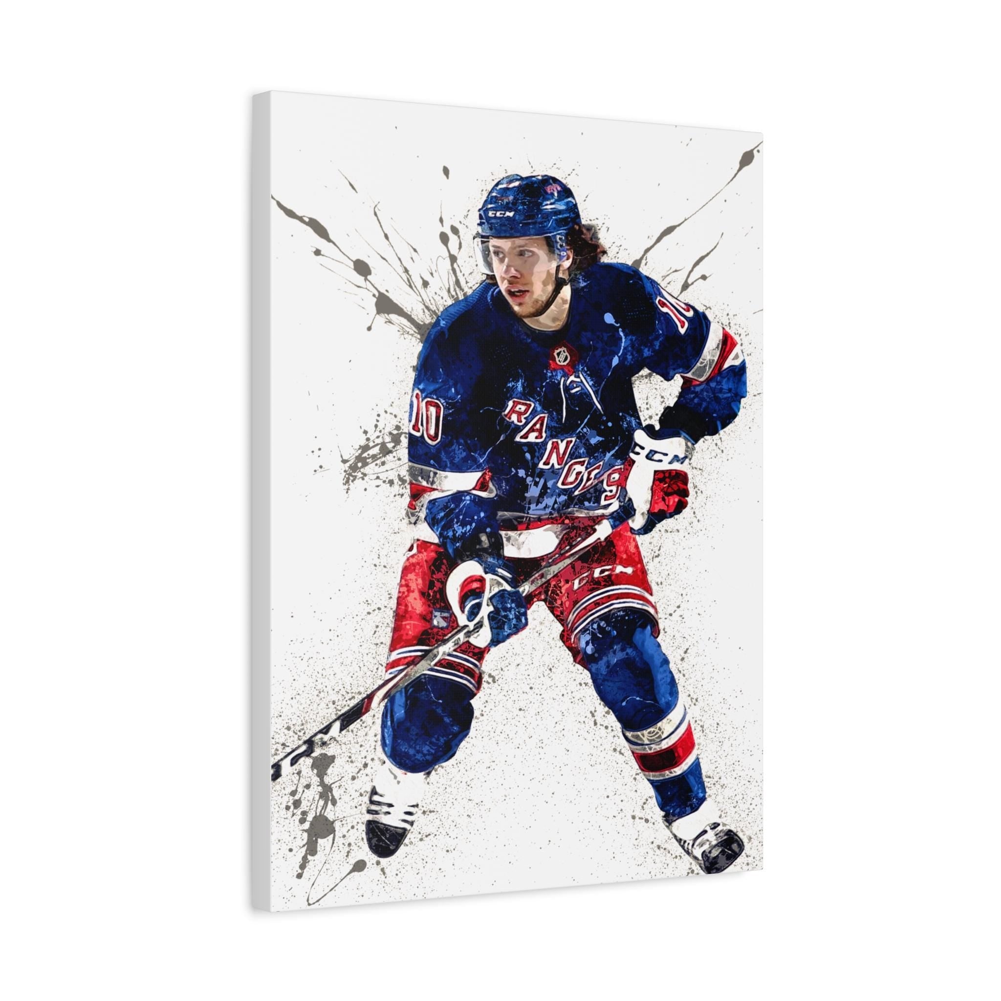 Artemi Panarin Poster, New York Rangers, Gallery Canvas Wrap or Museum-Quality Poster, Man Cave, Kids room, Office