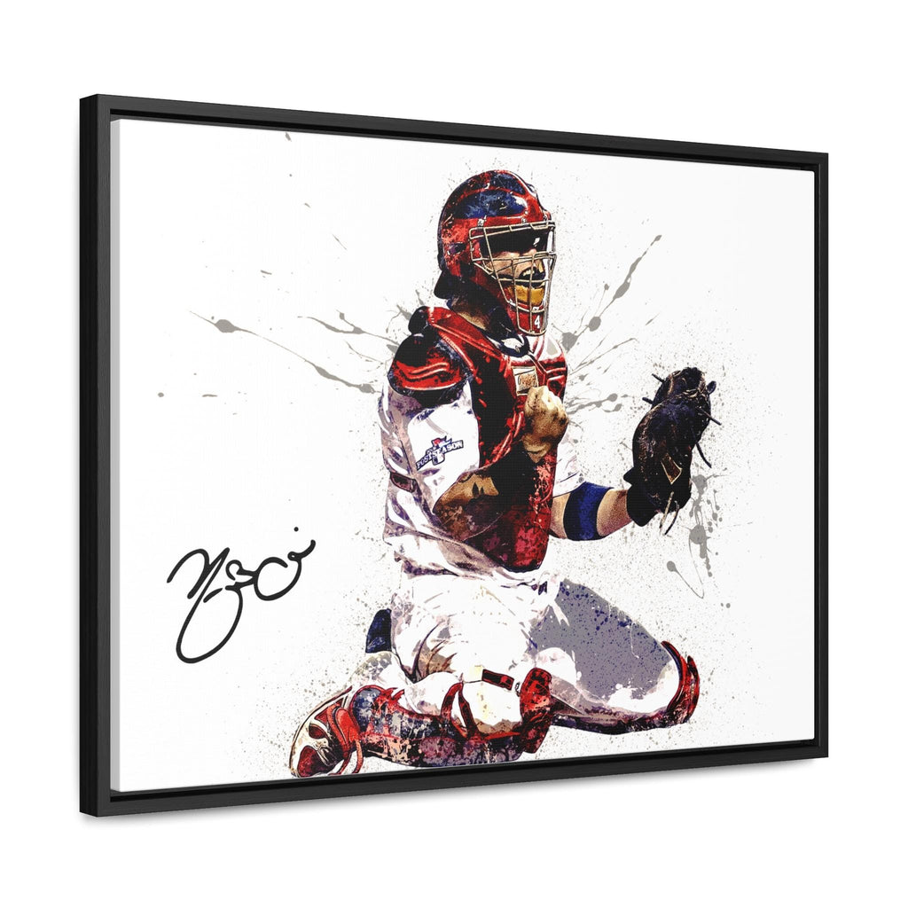 Yadier Molina Poster, St. Louis Cardinals, Gallery Canvas Wrap or Museum-Quality Poster, Fine Art, Man Cave, Kids room, Dorm Room, Kids Room