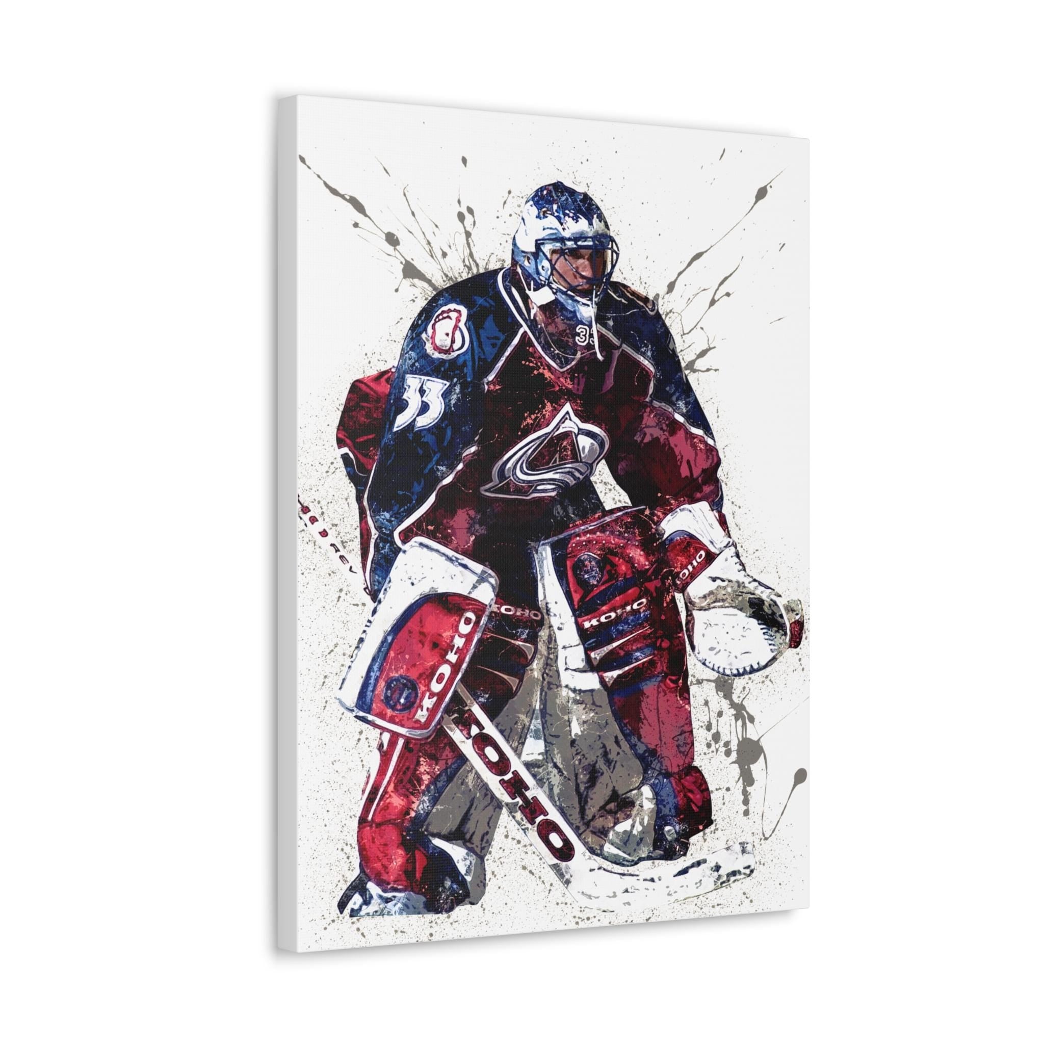 Patrick Roy Colorado Avalanche Poster: Man Cave Sports Art