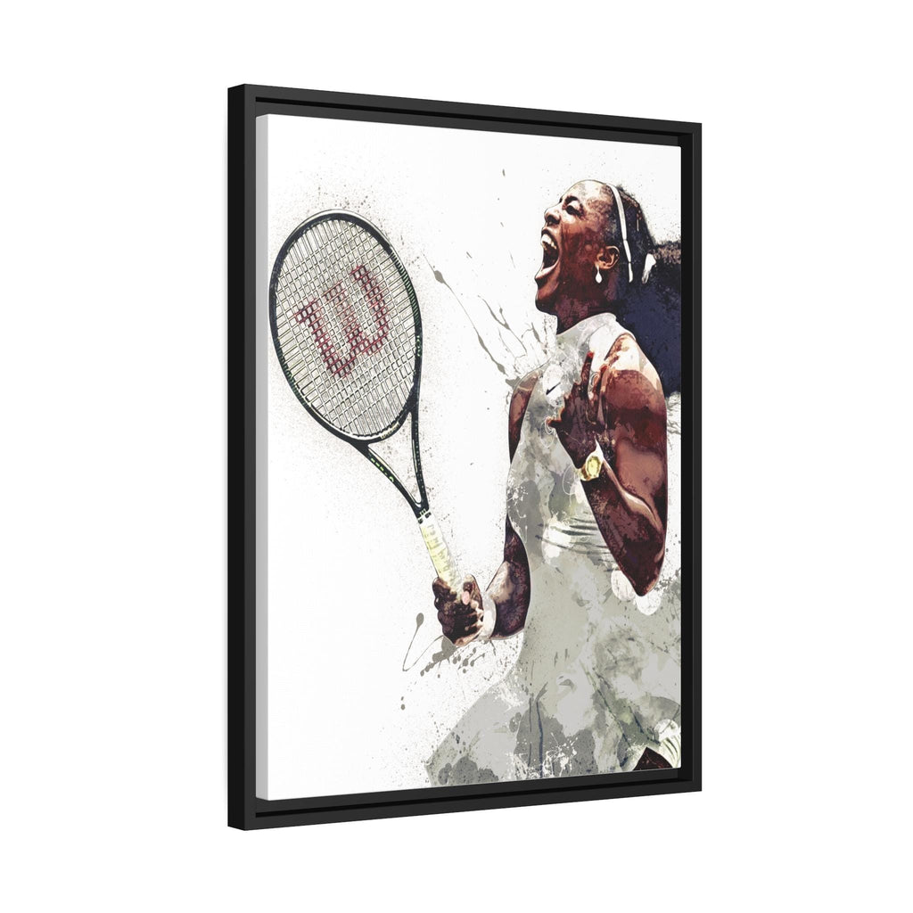 Serena Williams Poster, Gallery Canvas Wrap or Museum-Quality Poster Print, Fine Art Quality, Man Cave, Office, Dorm Room, Kids room