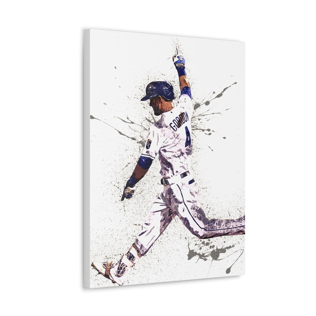 Alex Gordon Poster, Homerun Celebration, Kansas City Royals, Gallery Canvas Wrap, Premium Poster, Man Cave, Kids room, Dorm Room, Kids Room