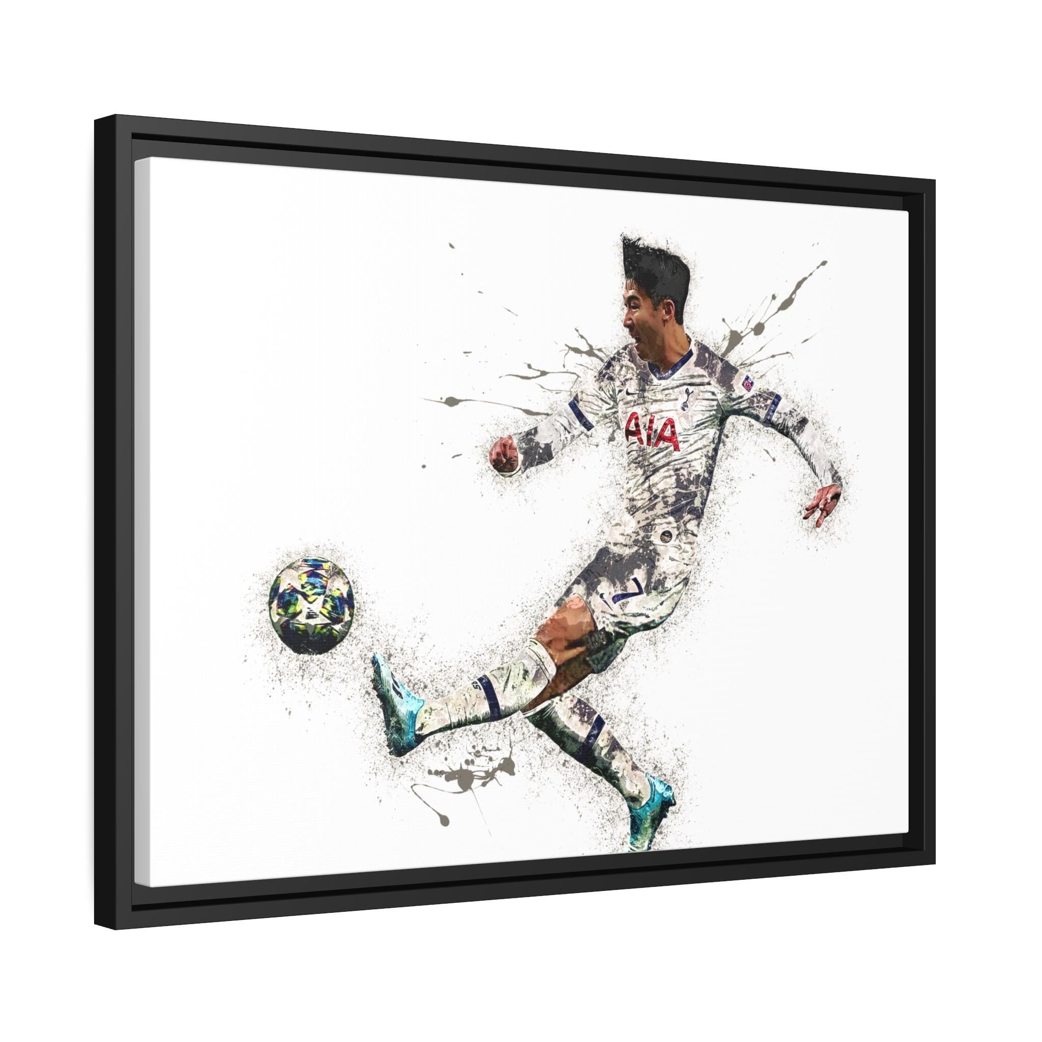 Son Heung-min Poster, Gallery Canvas Wrap or Museum-Quality Poster, Wall Decor, Man Cave, Kids room, Office