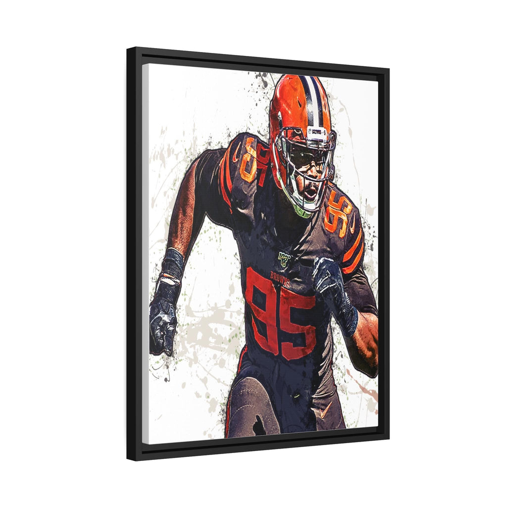 Myles Garrett Cleveland Browns Poster: Sports Art for Man Cave