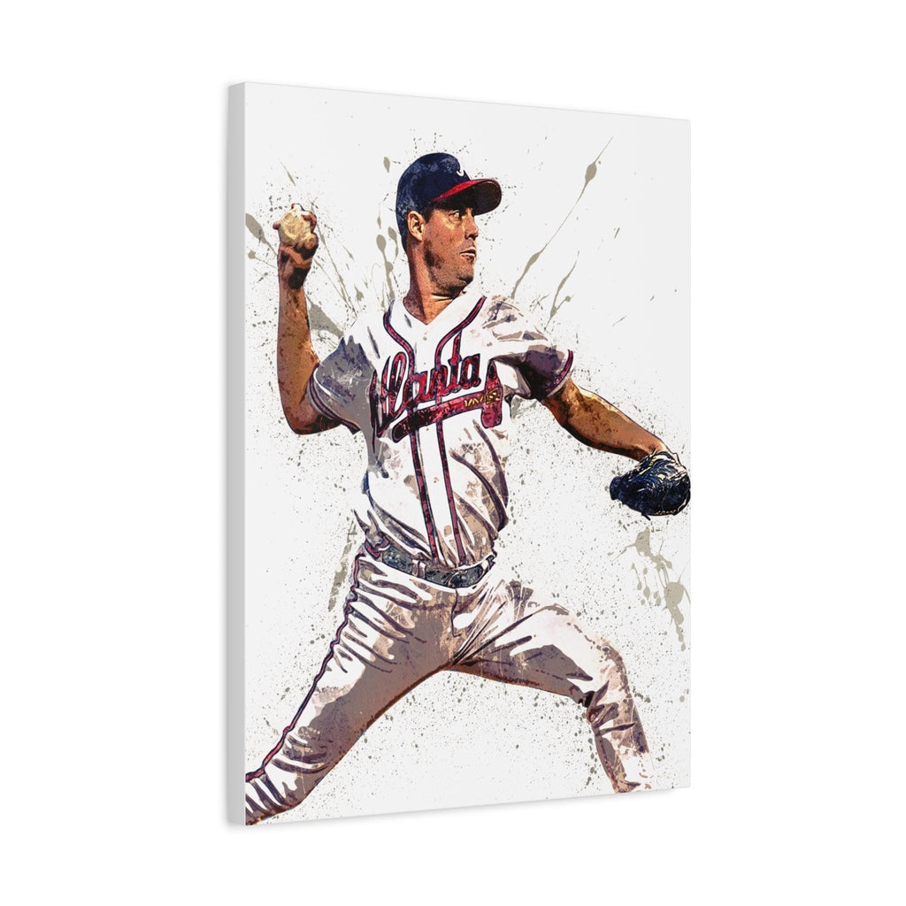 Greg Maddux Poster, Atlanta Braves, Gallery Canvas Wrap, Fine Art, Wall Decor for Man Cave, Kids room, Dorm Room