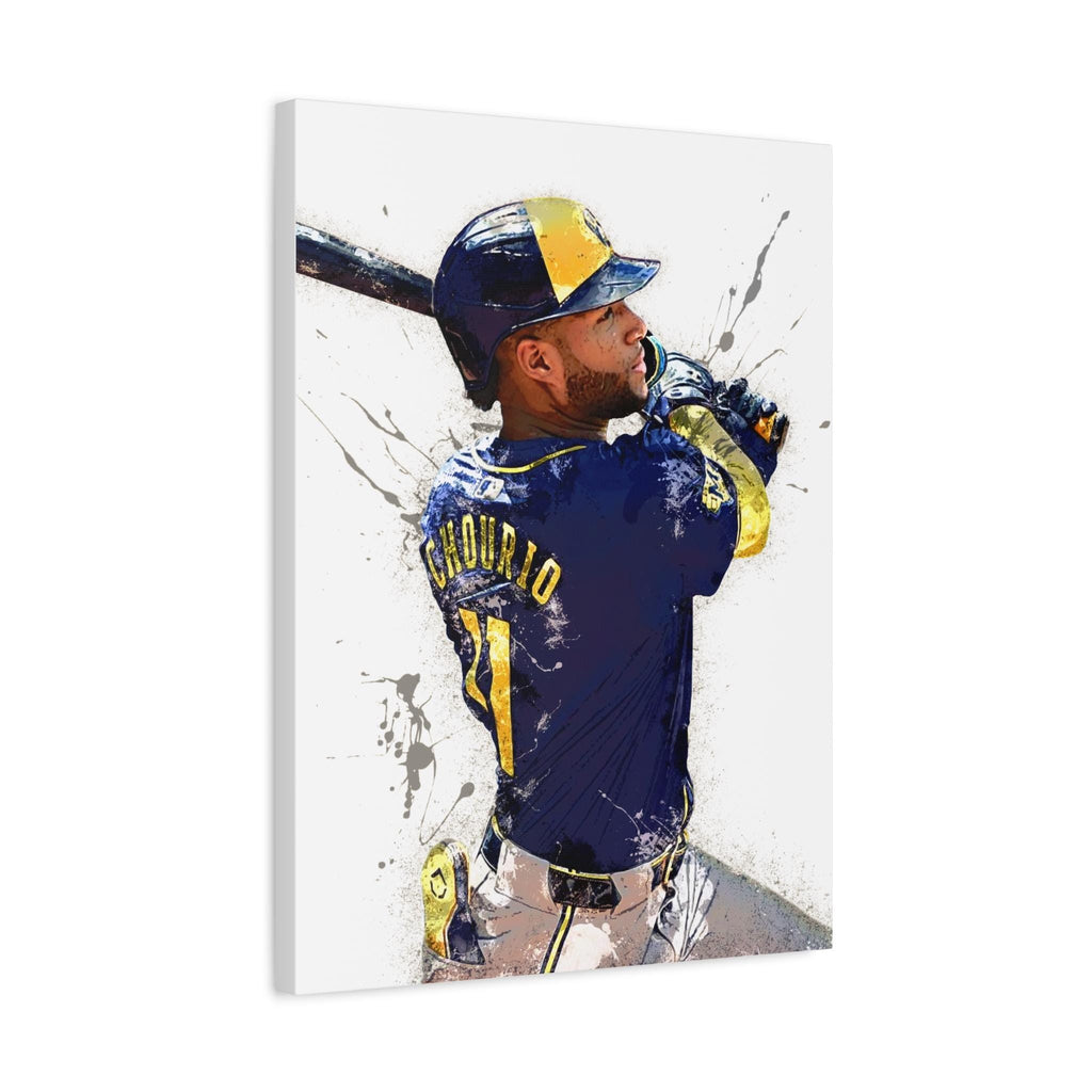 Jackson Chourio Poster: Milwaukee Brewers Art, Man Cave Decor