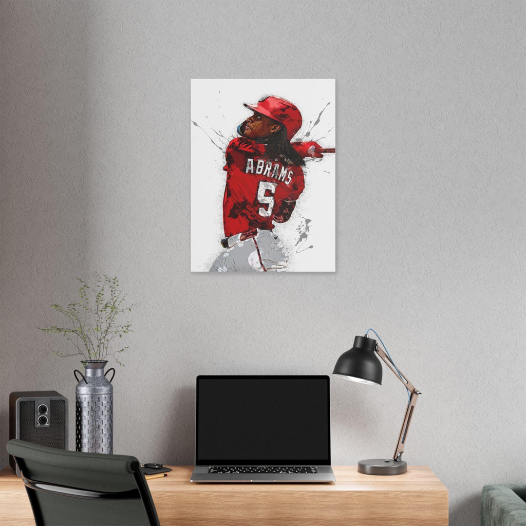 CJ Abrams Poster: Washington Nationals Canvas or Fine Art Print