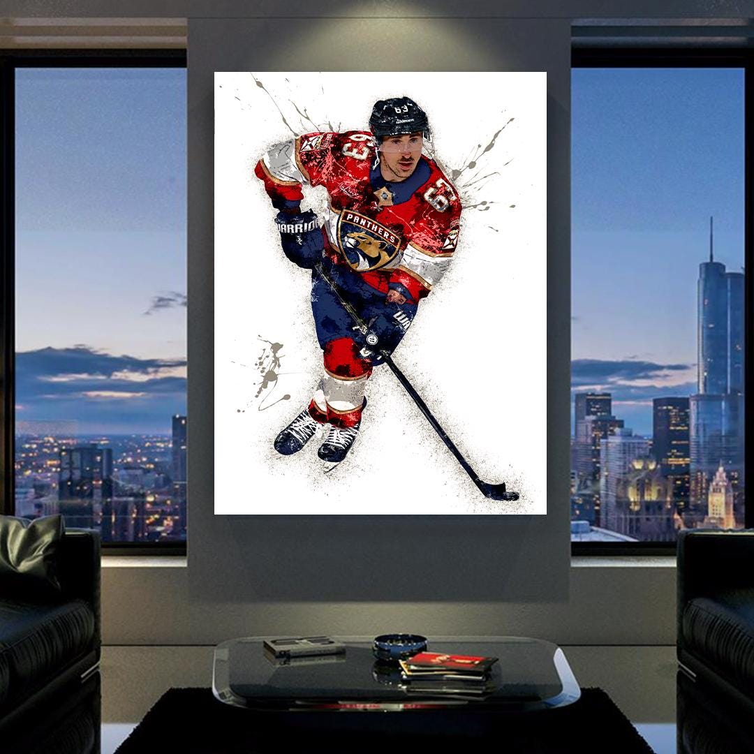 Brad Marchand, Florida Panthers, Gallery Canvas Wrap or Museum-Quality Poster, Wall Decor, Man Cave, Kids room, Office