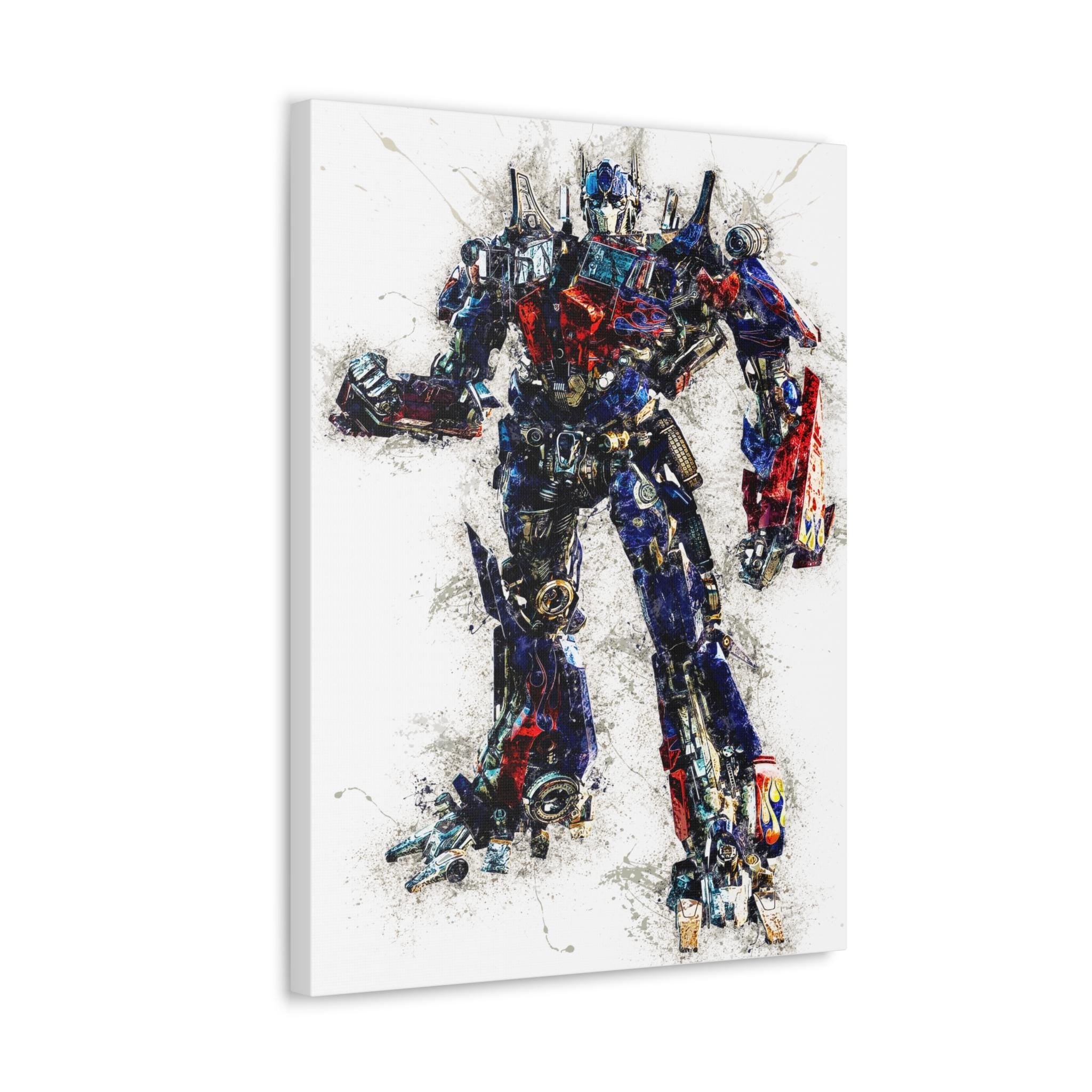 Optimus Prime Poster, Transformers, Gallery Canvas Wrap or Museum-Quality Poster Print, Fine Art, Man Cave, Office or Kids Room