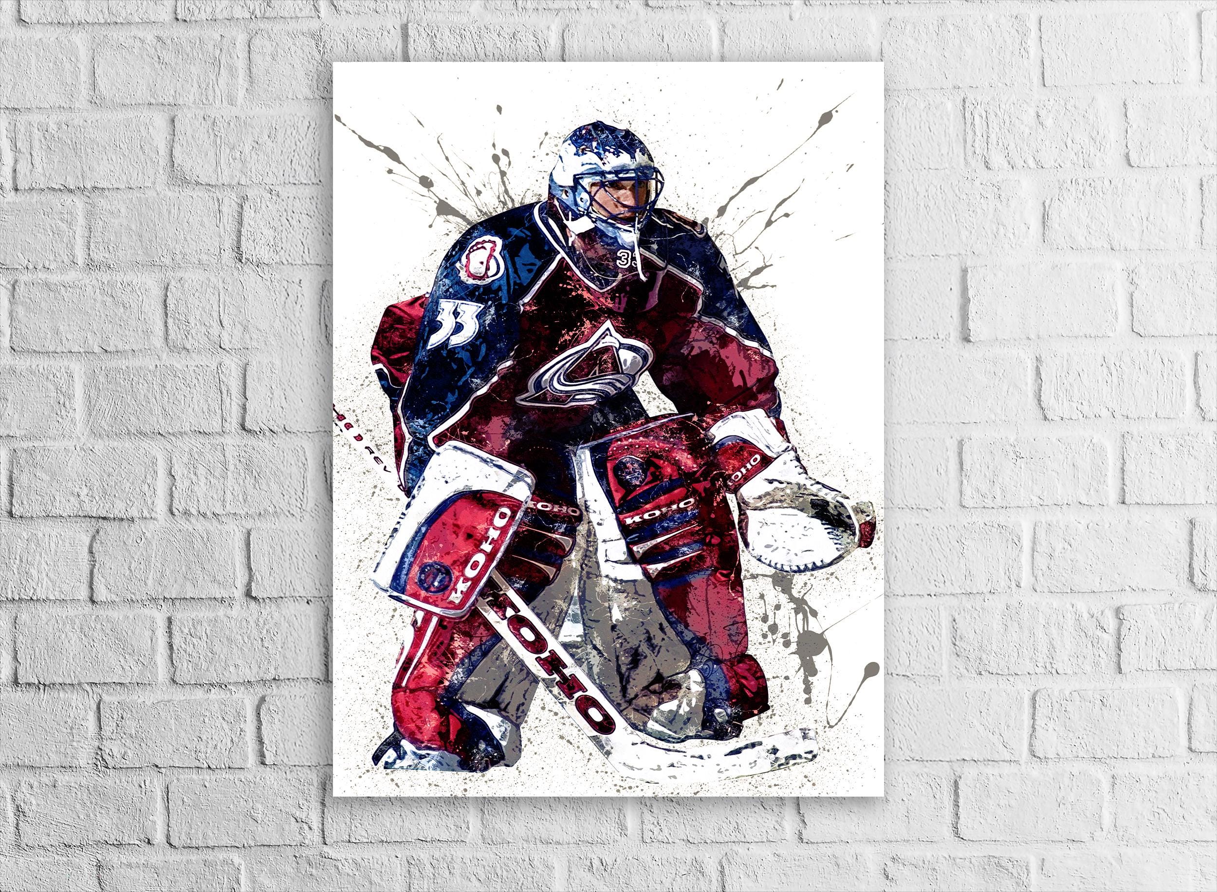 Patrick Roy Colorado Avalanche Poster: Man Cave Sports Art