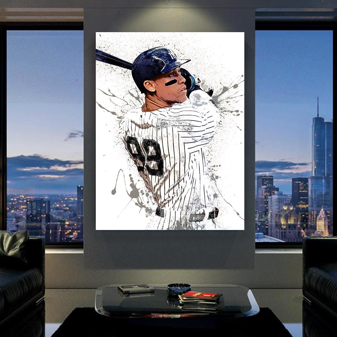 Aaron Judge NY Yankees Art Print: Man Cave Wall Decor