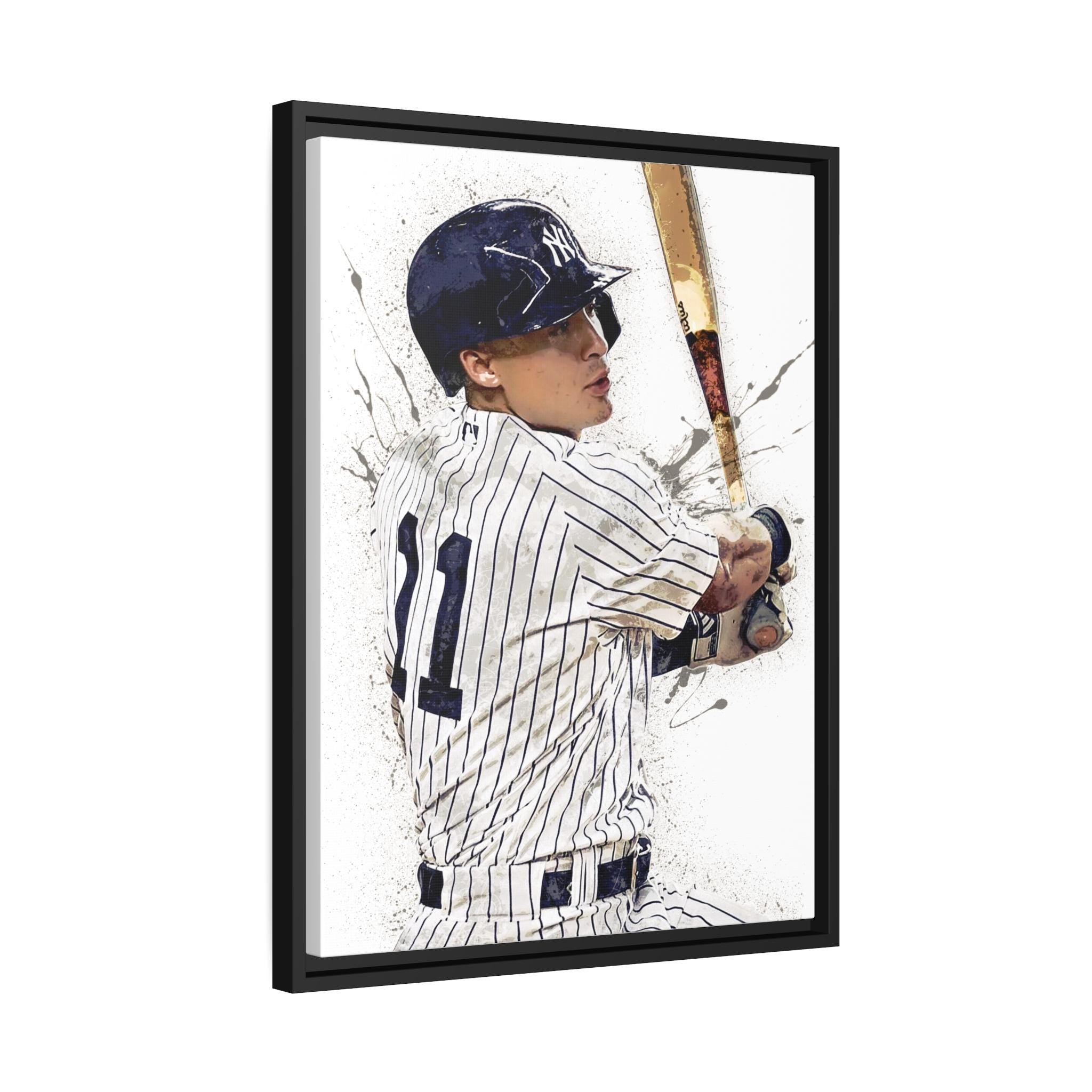 Anthony Volpe Poster, NY Yankees, Gallery Canvas Wrap or Museum-Quality Poster Print, Fine Art, Wall Decor for Man Cave, Office or Dorm Room