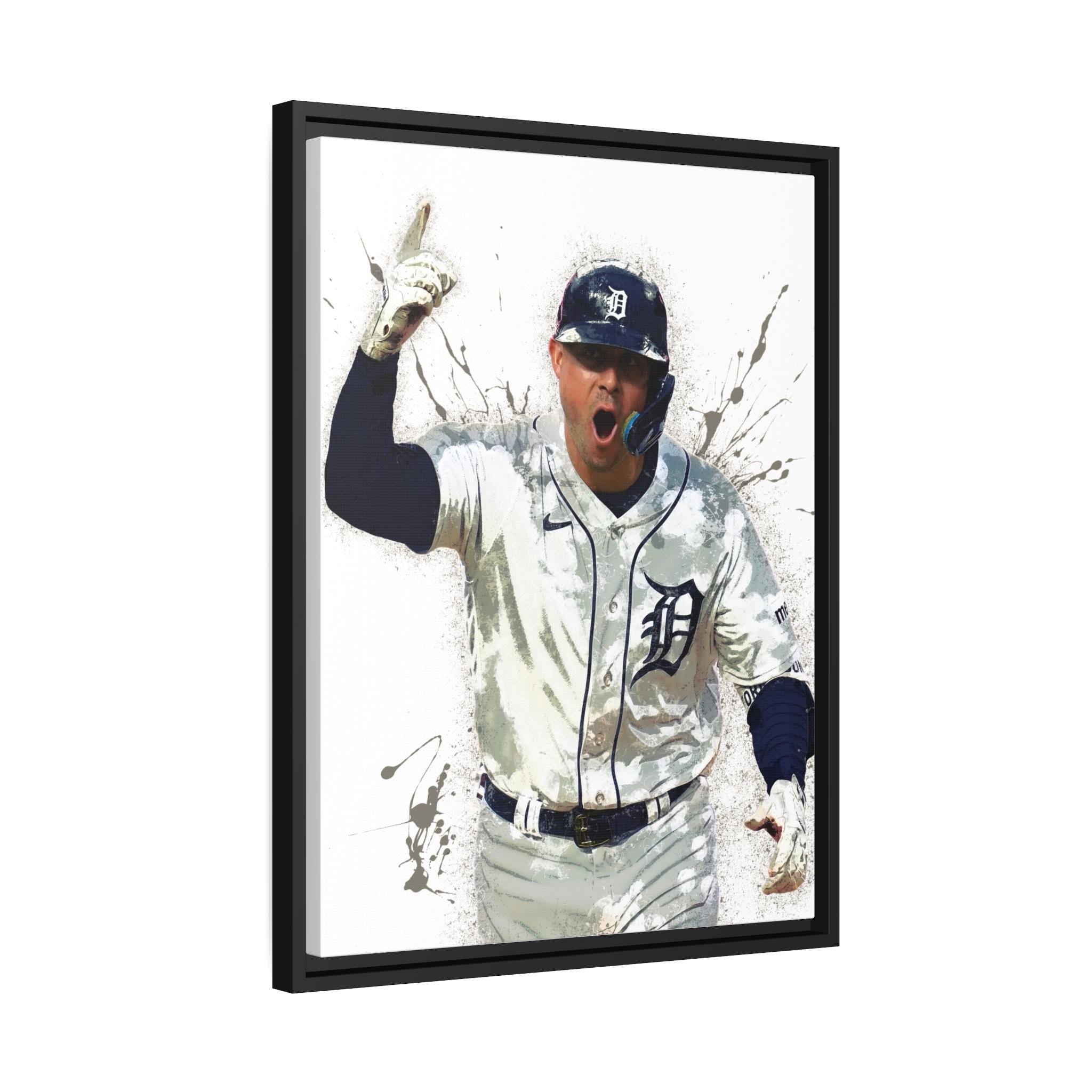 Spencer Torkelson Poster, Detroit Tigers, Gallery Canvas Wrap, Fine Art, Wall Decor for Man Cave, Kids room, Dorm Room